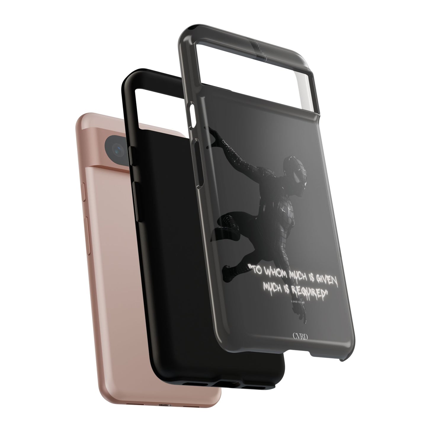 "Responsibility" - Black Phone Case (Luke 12:48)