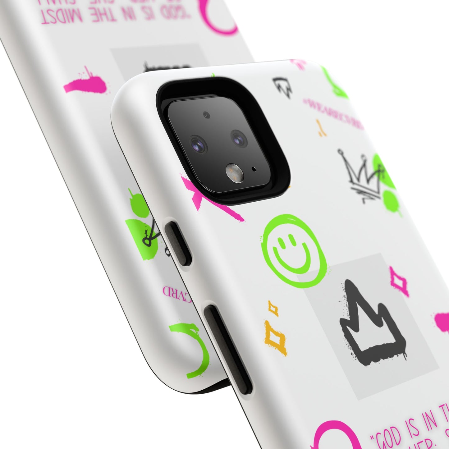 "Girl Power" - White Phone Case (Psalms 46:5)