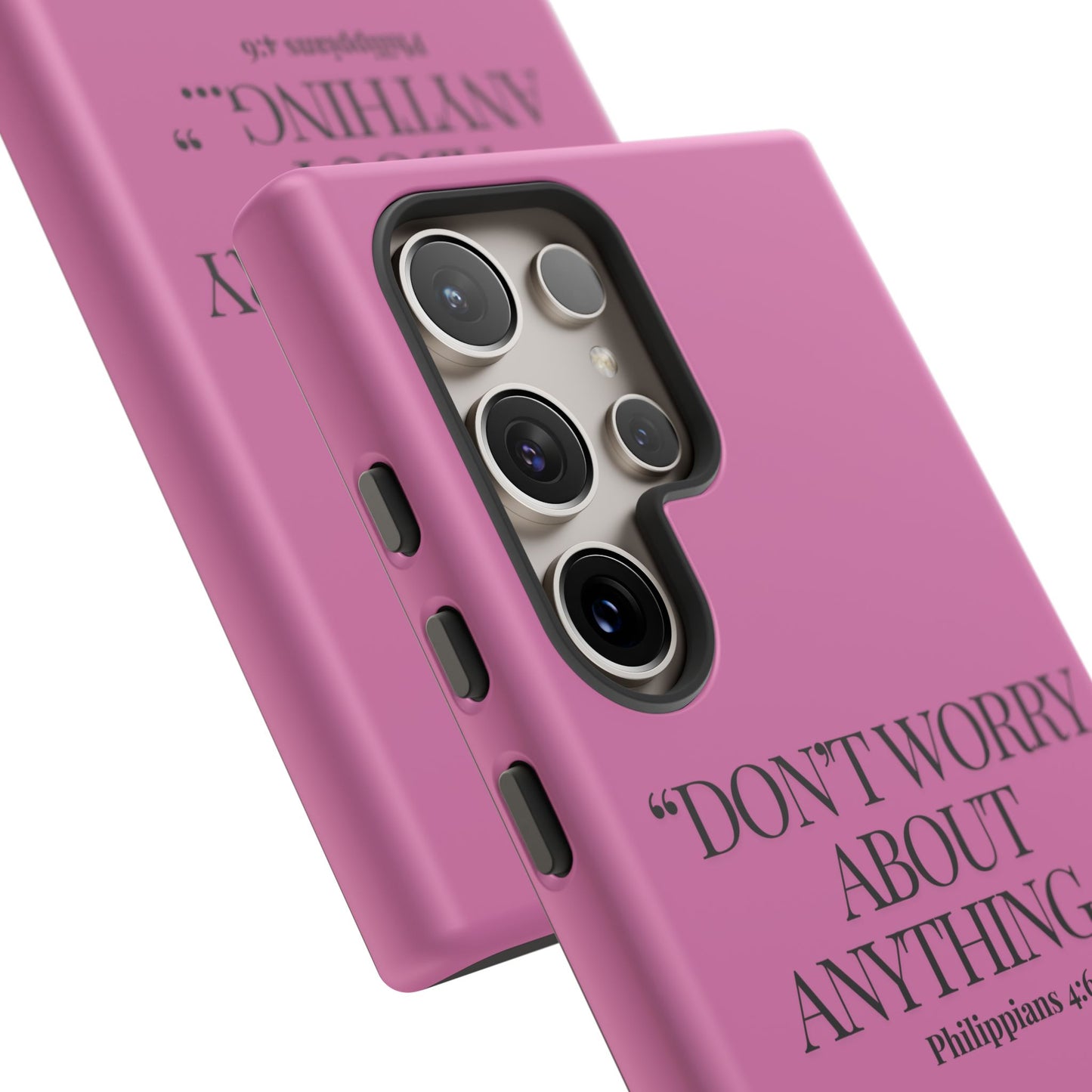 Pretty in Pink Phone Case (Philippians 4:6)