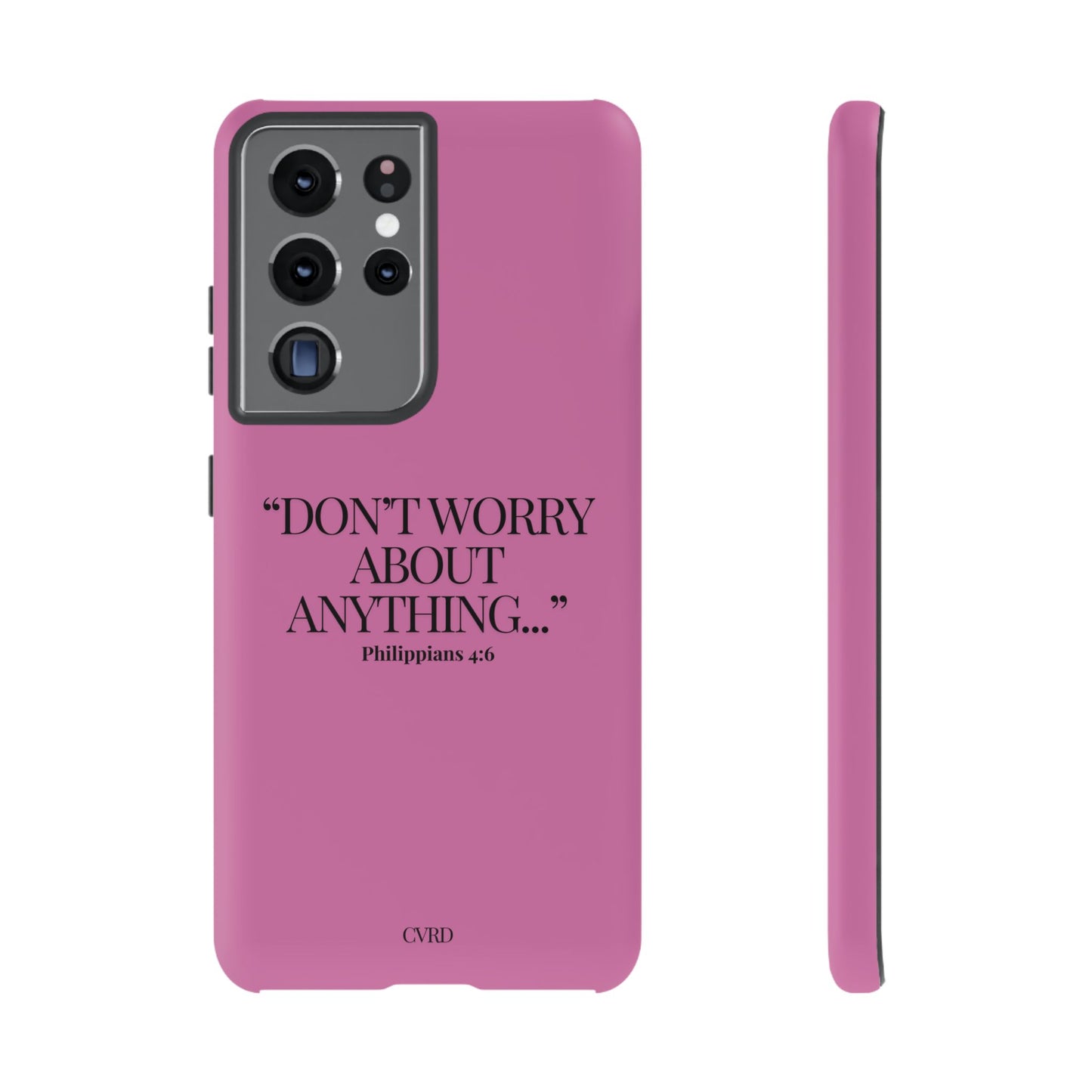 Pretty in Pink Phone Case (Philippians 4:6)