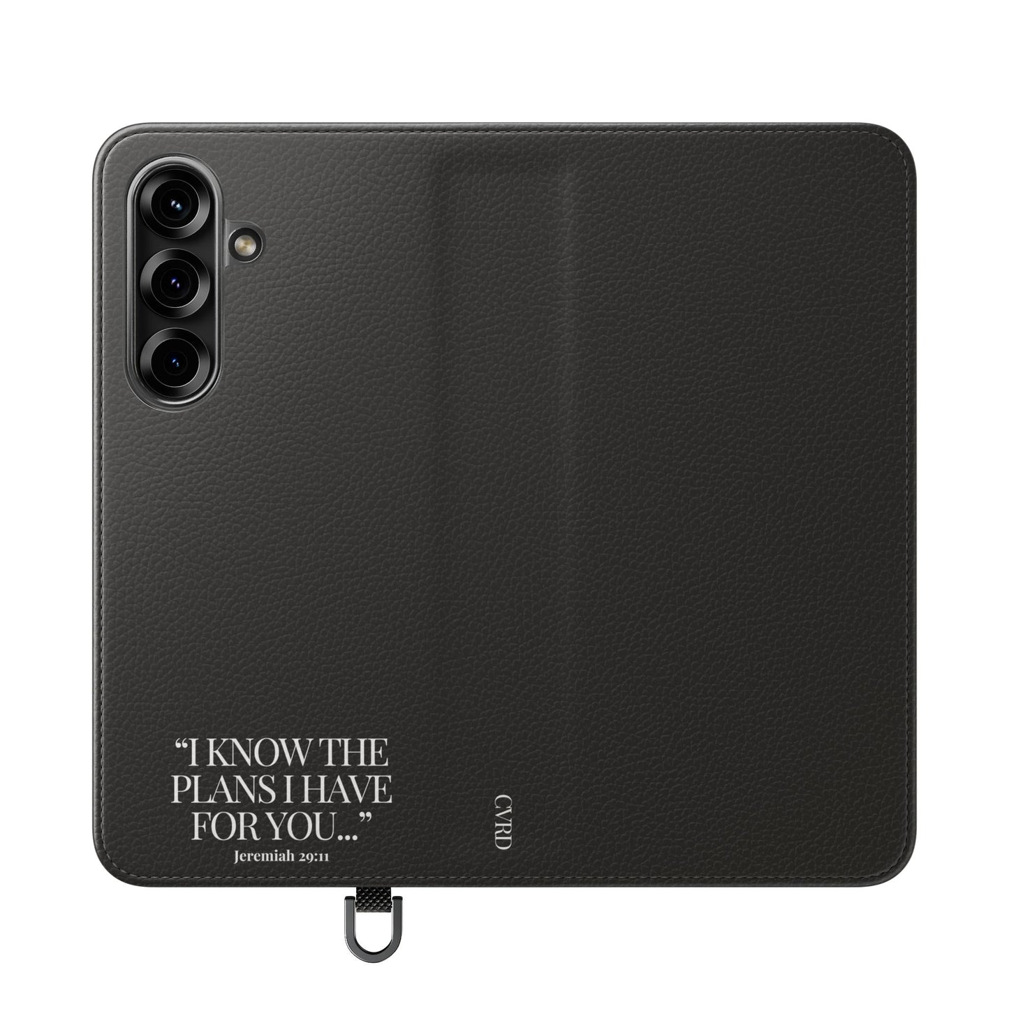 "God's Plan" - Black Phone Case (Jeremiah 29:11)