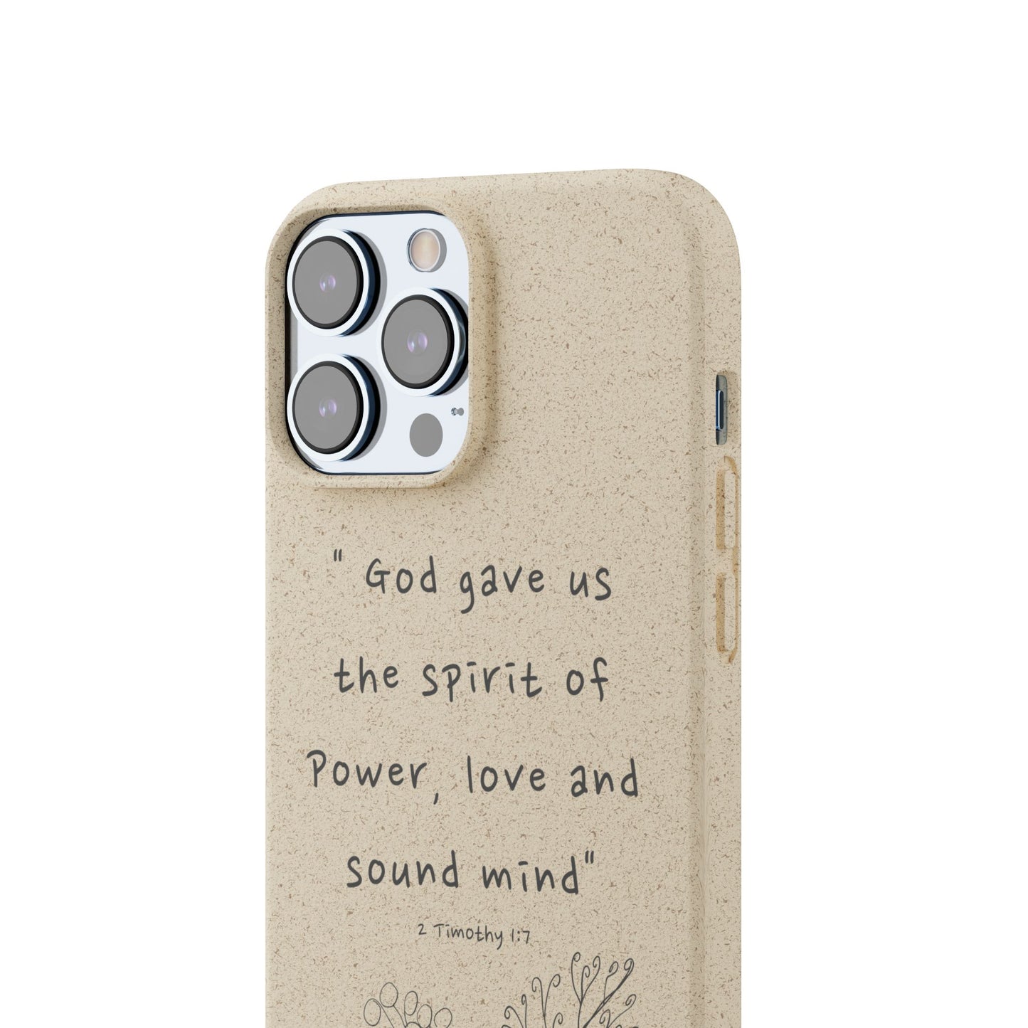 "Faith Over Fear" - Biodegradable Phone Case (2 Timothy 1:7)