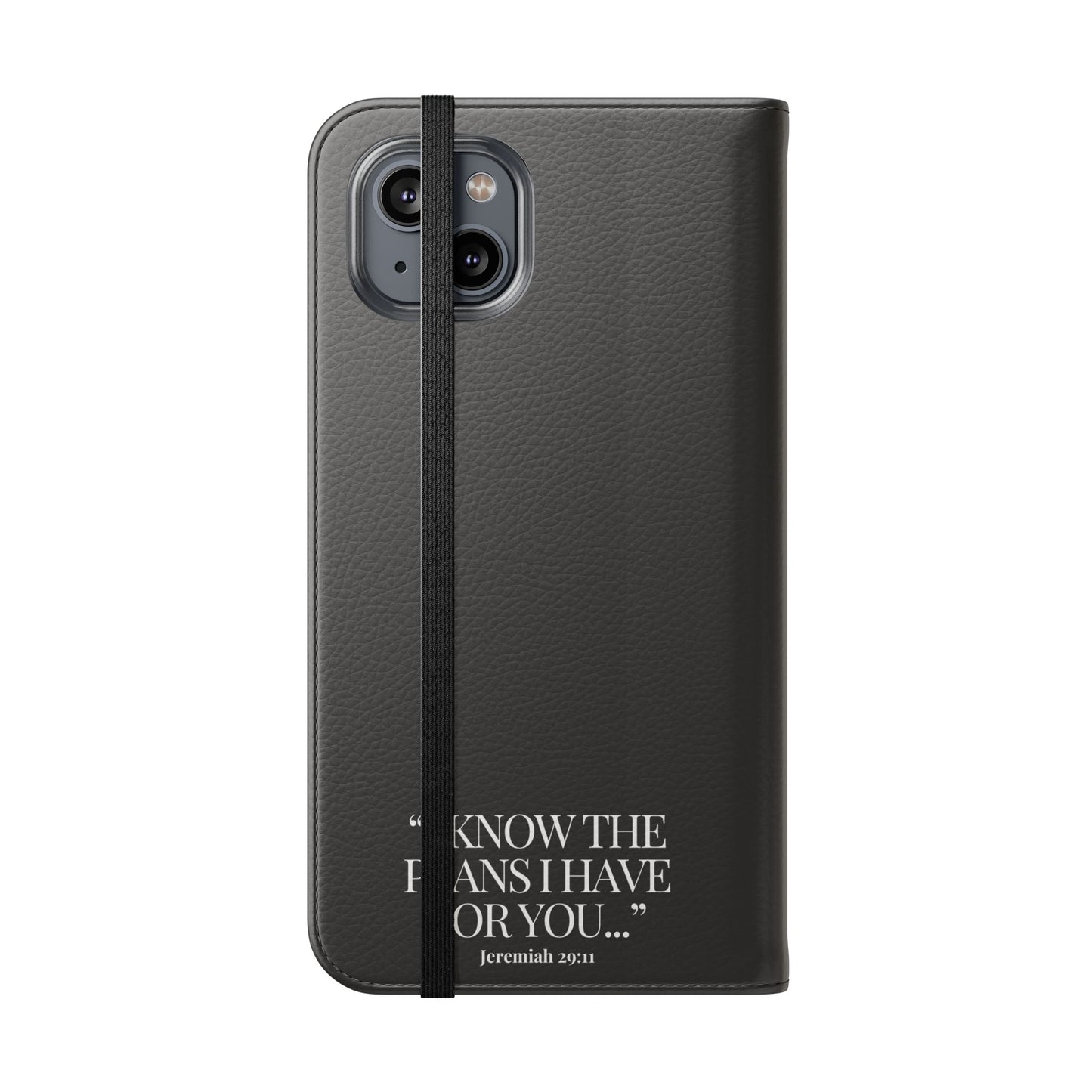 "God's Plan" - Black Phone Case (Jeremiah 29:11)