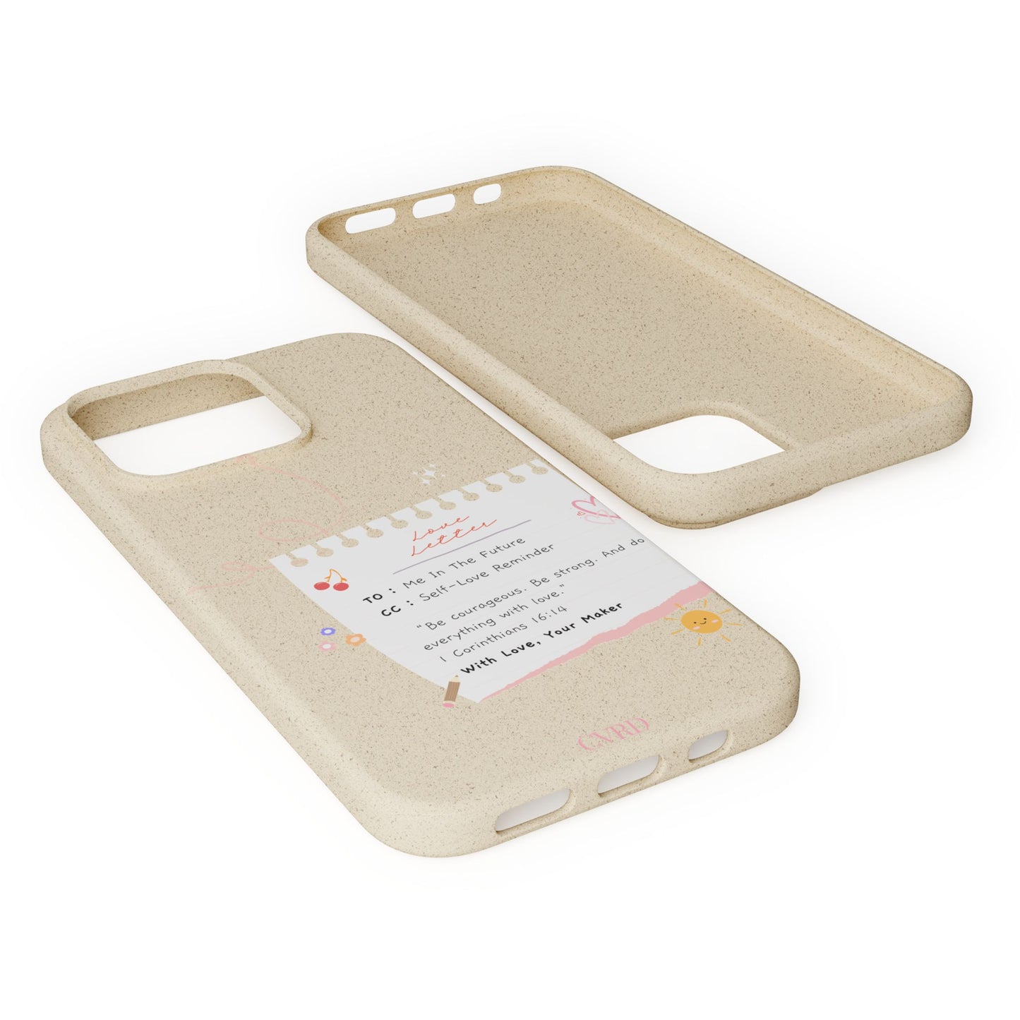"Love Actually" - Biodegradable Phone Case (1 Corinthians 16:14)