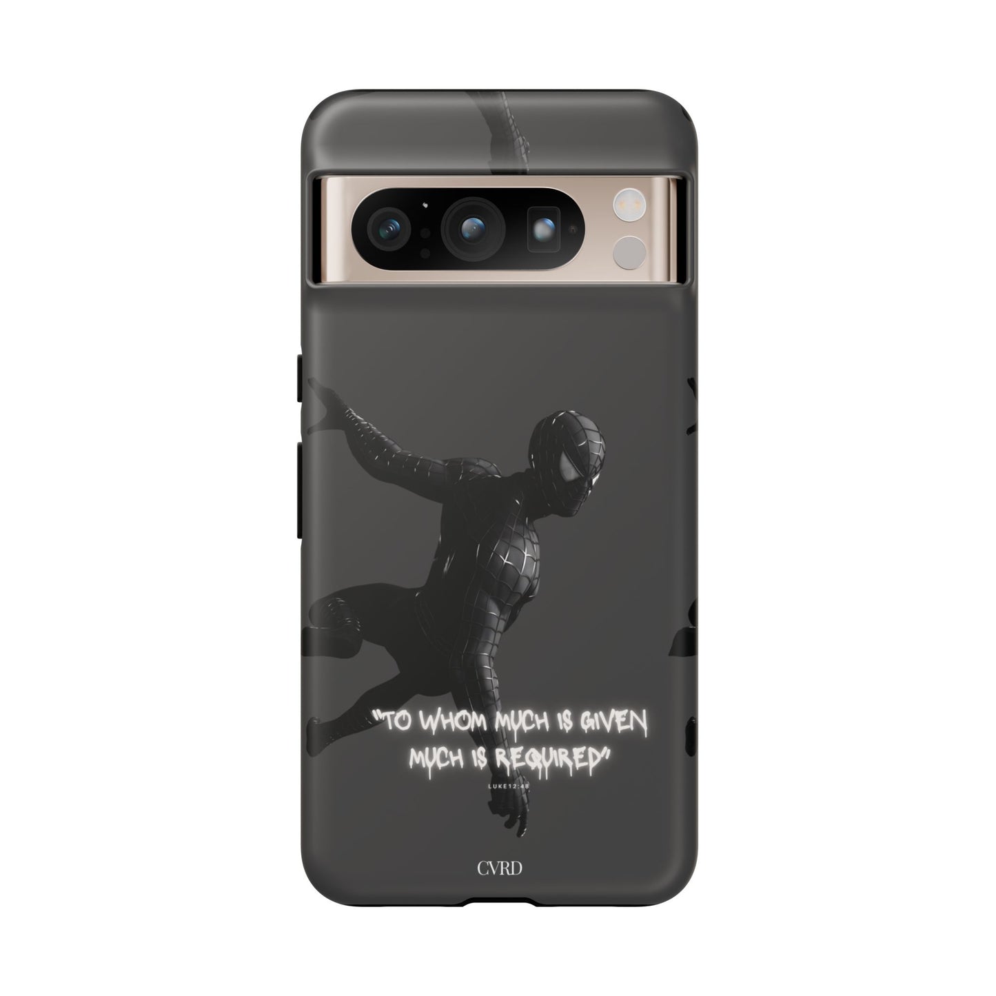 "Responsibility" - Black Phone Case (Luke 12:48)