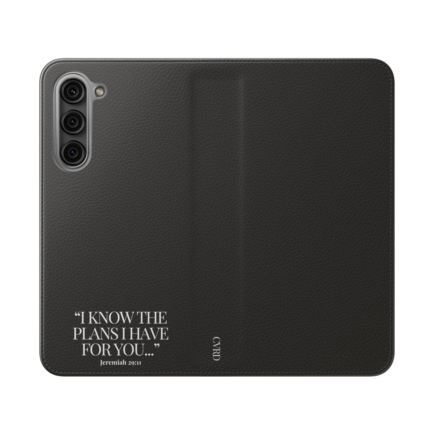 "God's Plan" - Black Phone Case (Jeremiah 29:11)