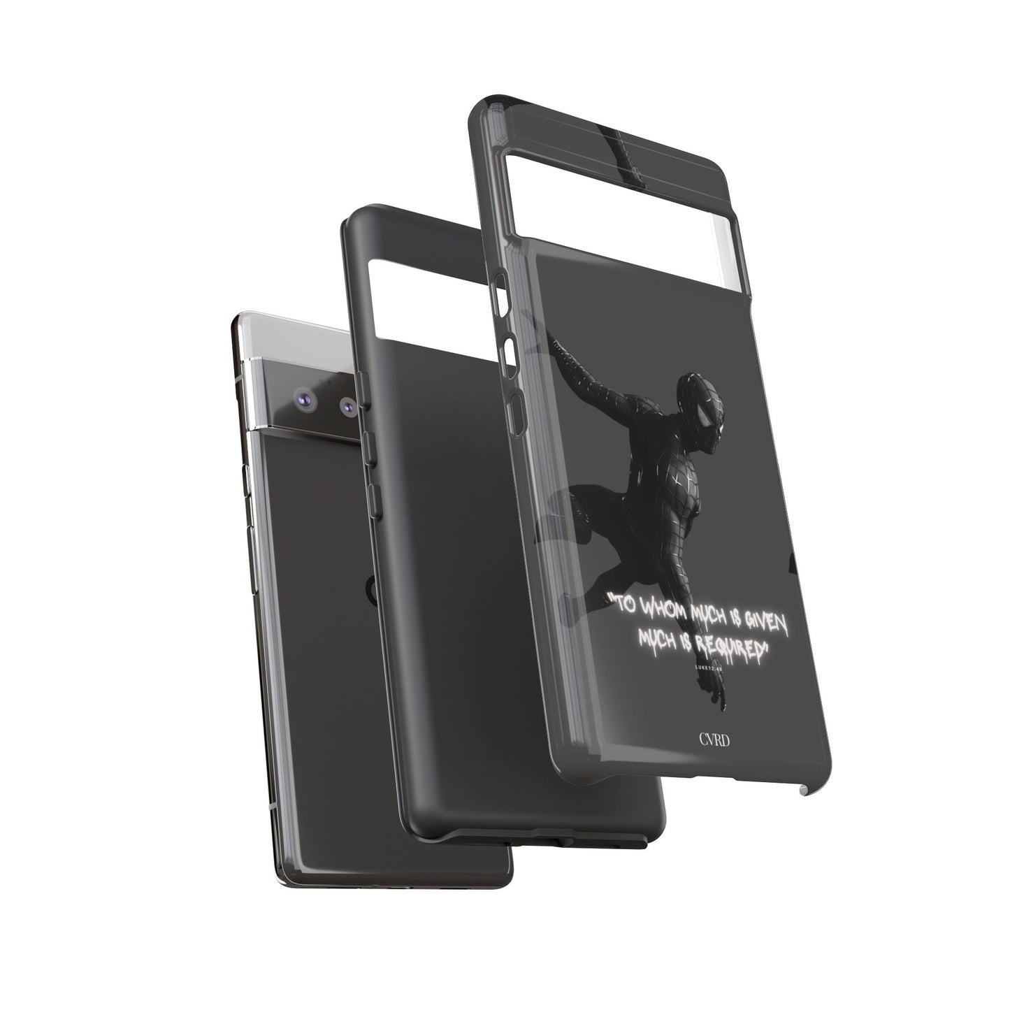 "Responsibility" - Black Phone Case (Luke 12:48)