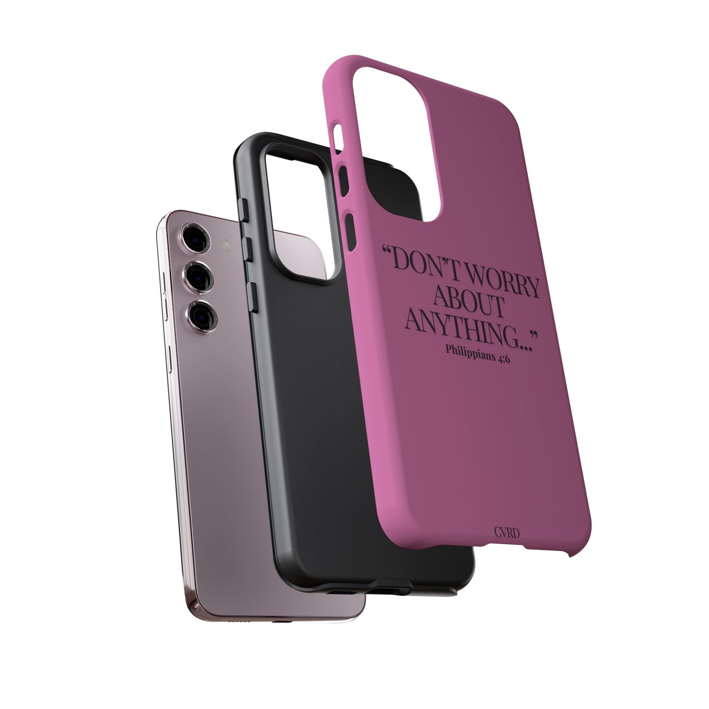 Pretty in Pink Phone Case (Philippians 4:6)
