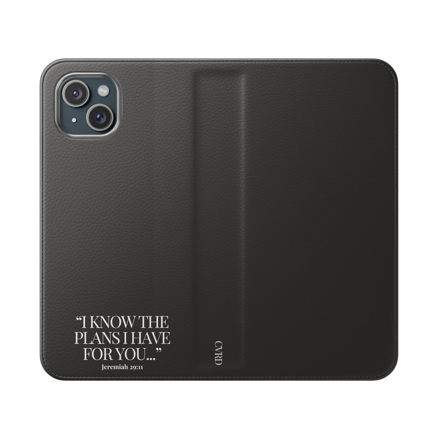 "God's Plan" - Black Phone Case (Jeremiah 29:11)