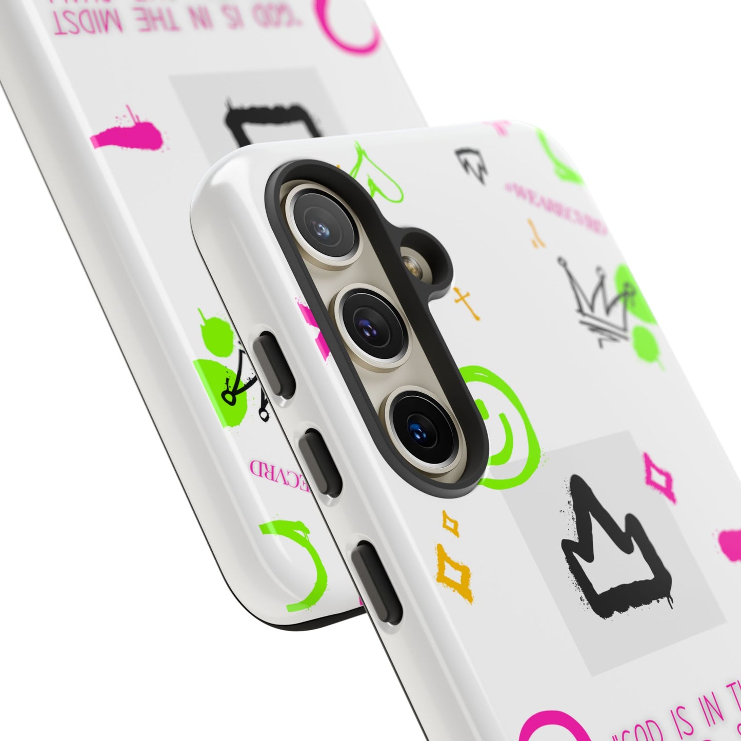 "Girl Power" - White Phone Case (Psalms 46:5)