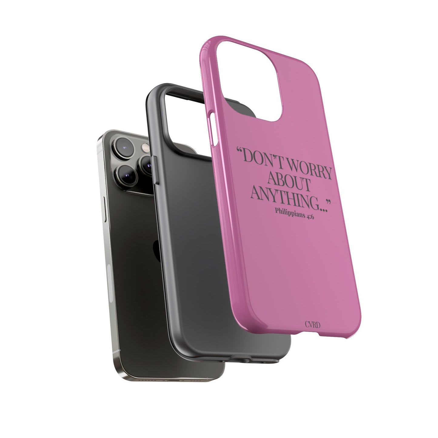 Pretty in Pink Phone Case (Philippians 4:6)