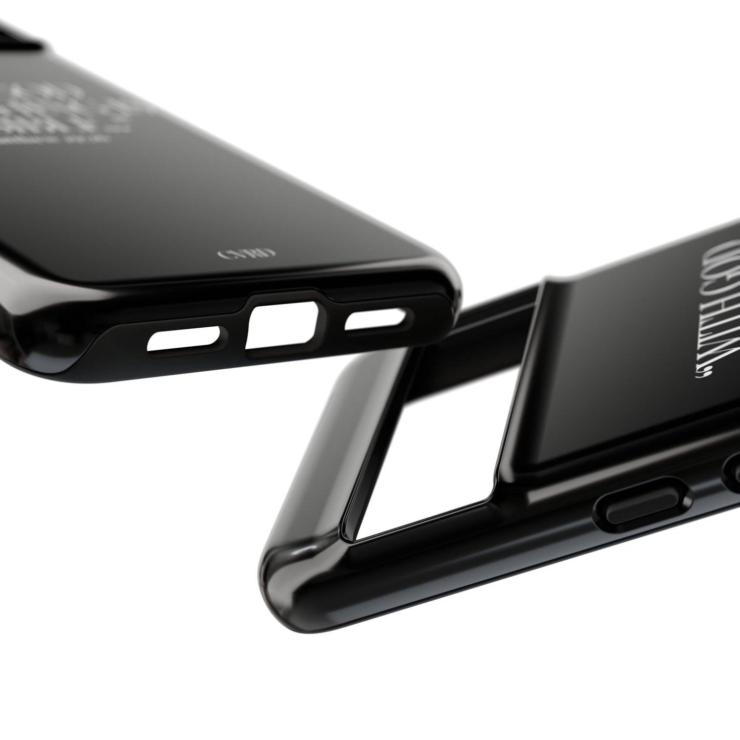 "Endless Possibilties" - Black Phone Case (Matthew 19:26)
