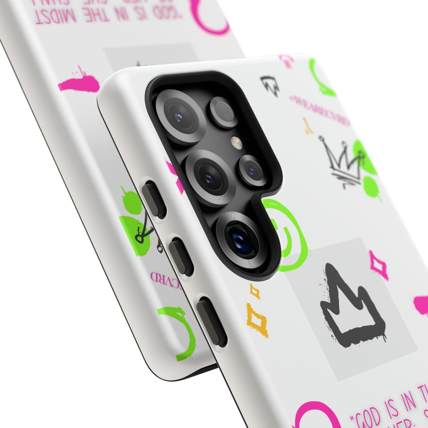 "Girl Power" - White Phone Case (Psalms 46:5)