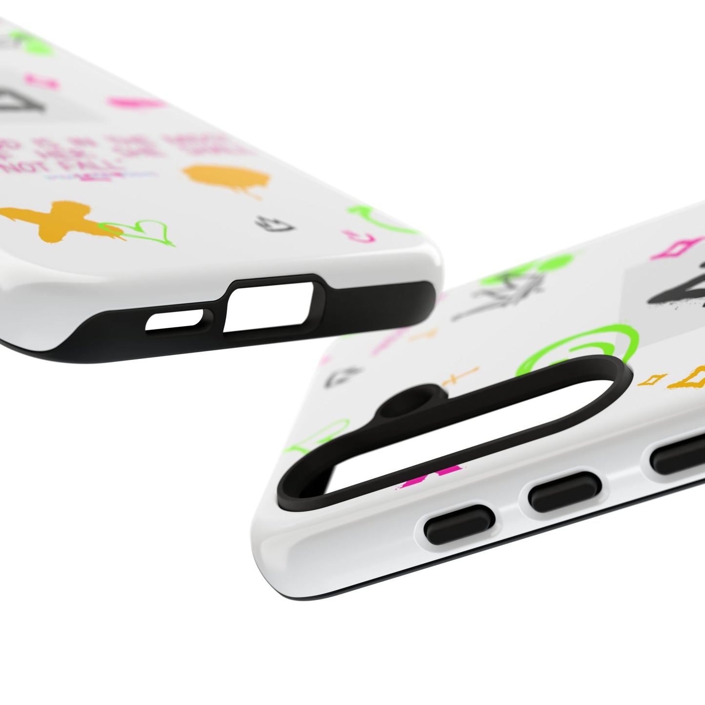"Girl Power" - White Phone Case (Psalms 46:5)