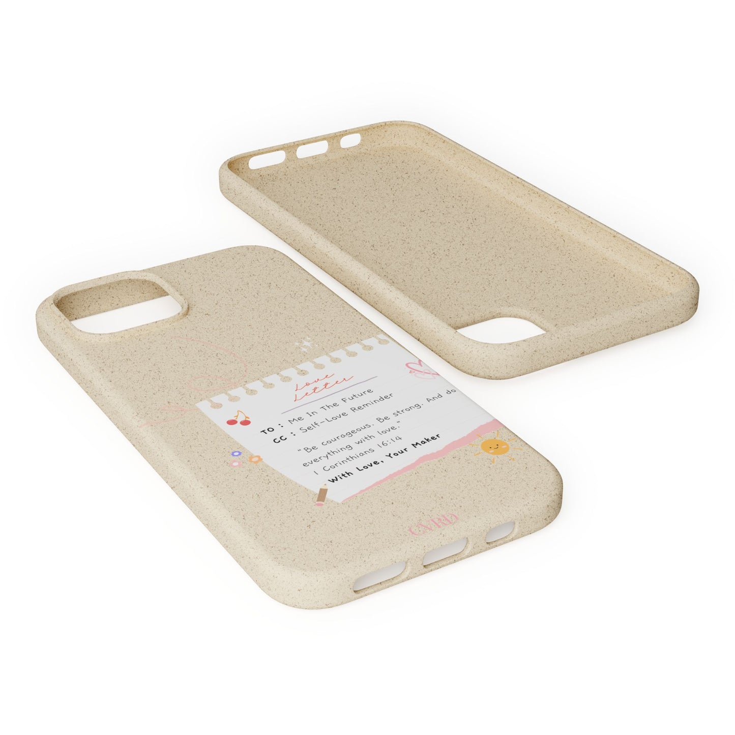 "Love Actually" - Biodegradable Phone Case (1 Corinthians 16:14)