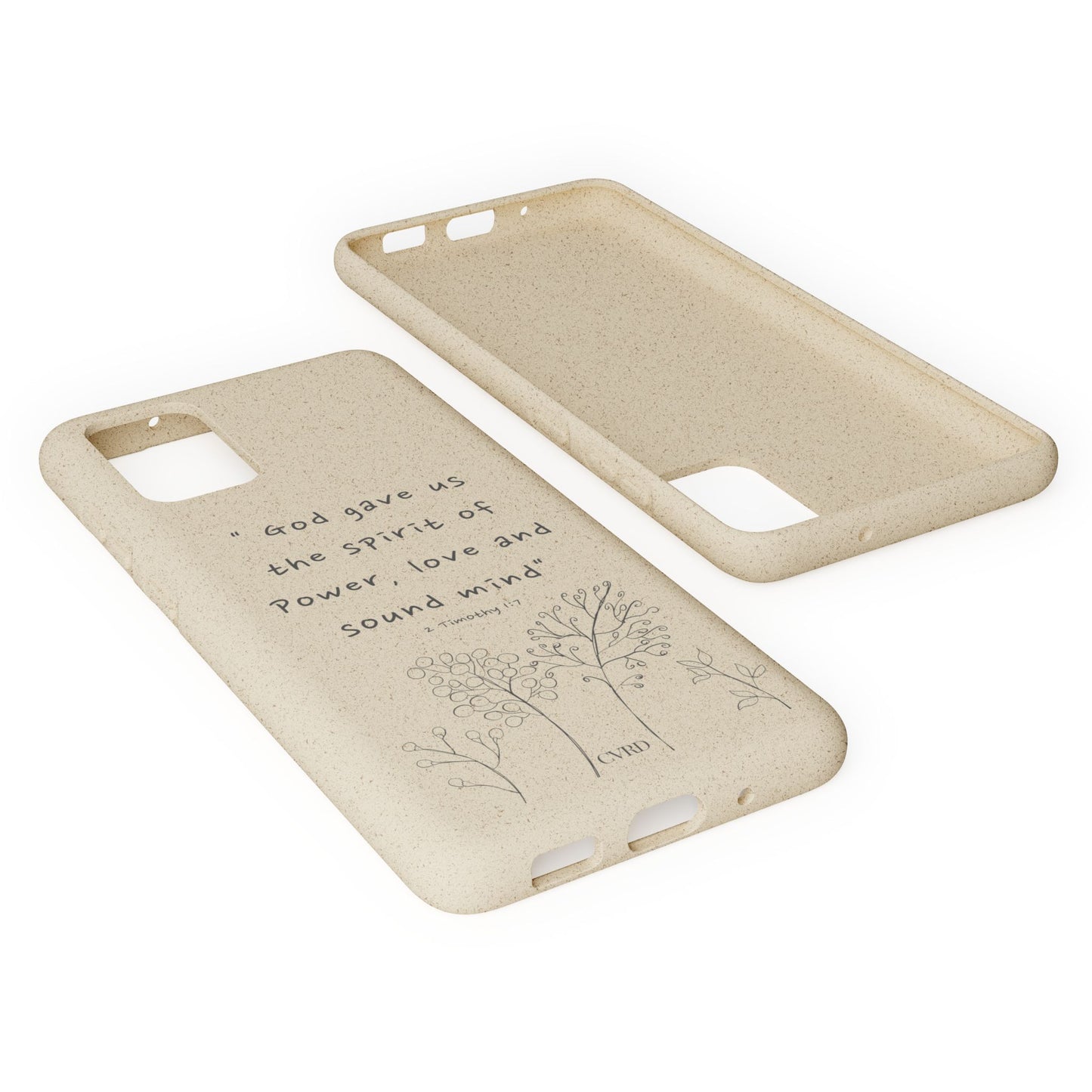 "Faith Over Fear" - Biodegradable Phone Case (2 Timothy 1:7)