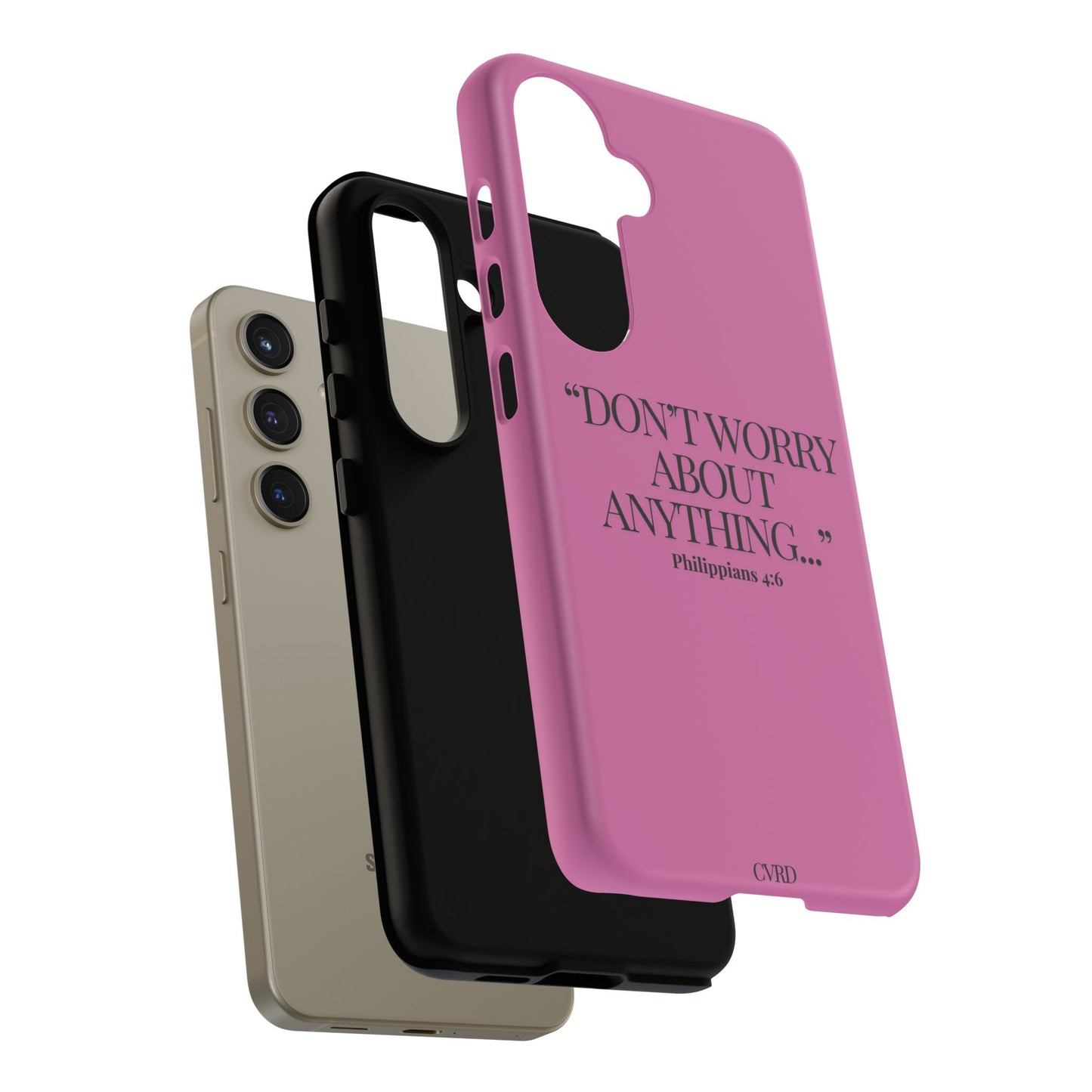 Pretty in Pink Phone Case (Philippians 4:6)