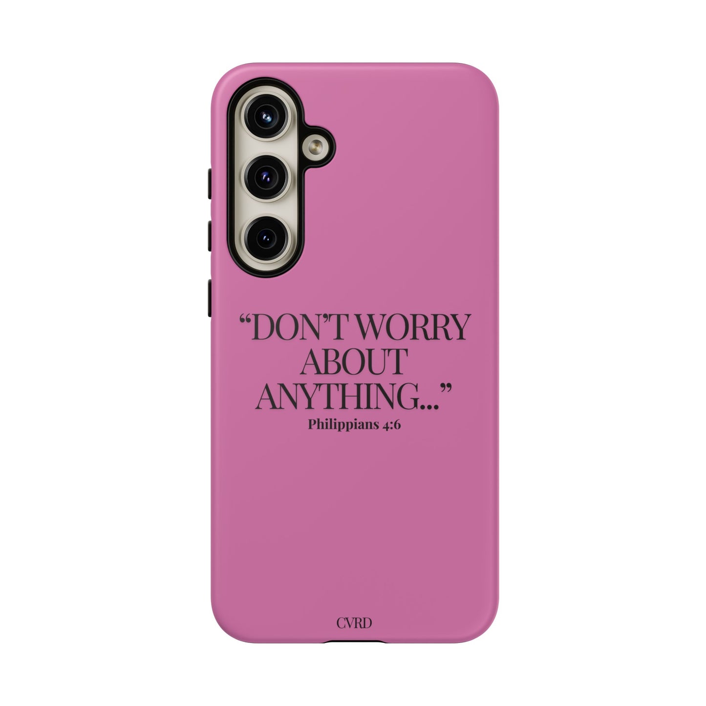 Pretty in Pink Phone Case (Philippians 4:6)