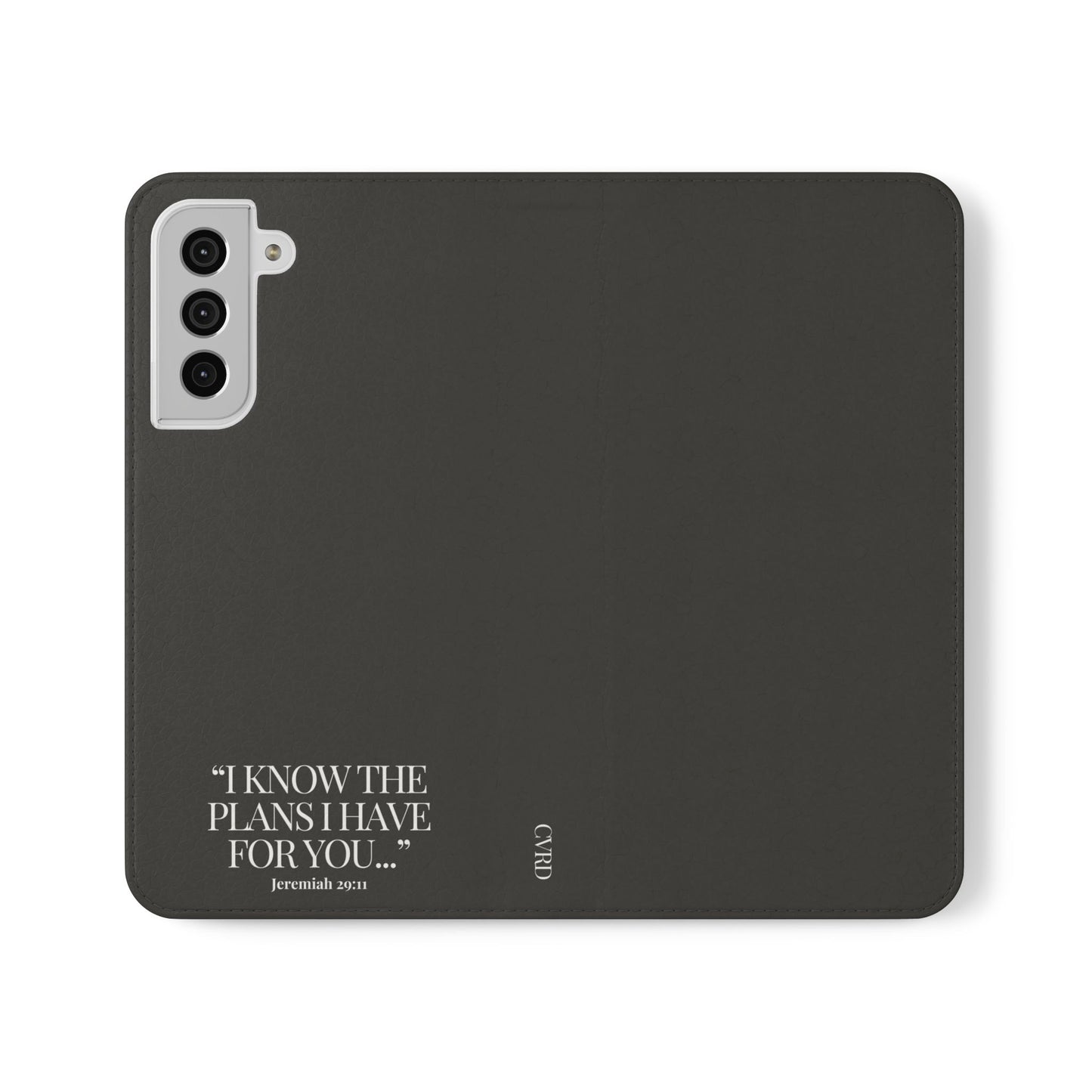 "God's Plan" - Black Phone Case (Jeremiah 29:11)