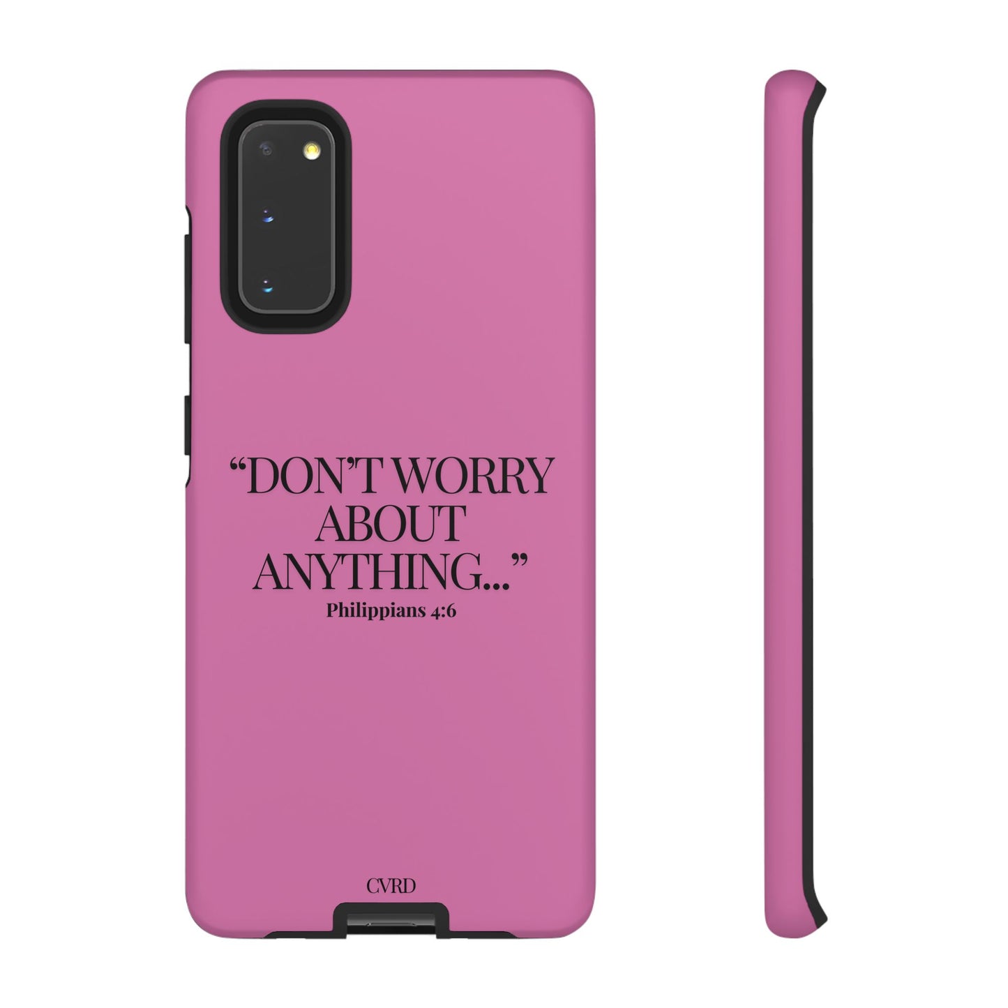 Pretty in Pink Phone Case (Philippians 4:6)