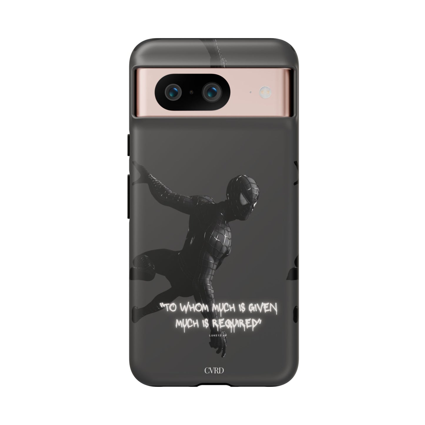 "Responsibility" - Black Phone Case (Luke 12:48)