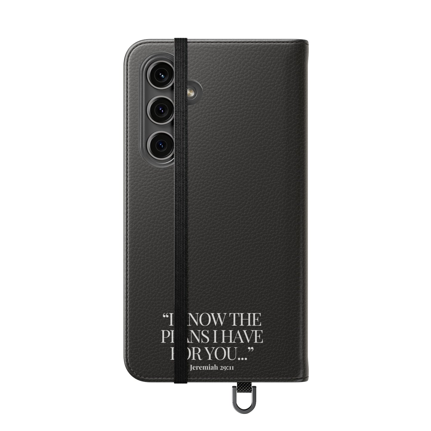 "God's Plan" - Black Phone Case (Jeremiah 29:11)