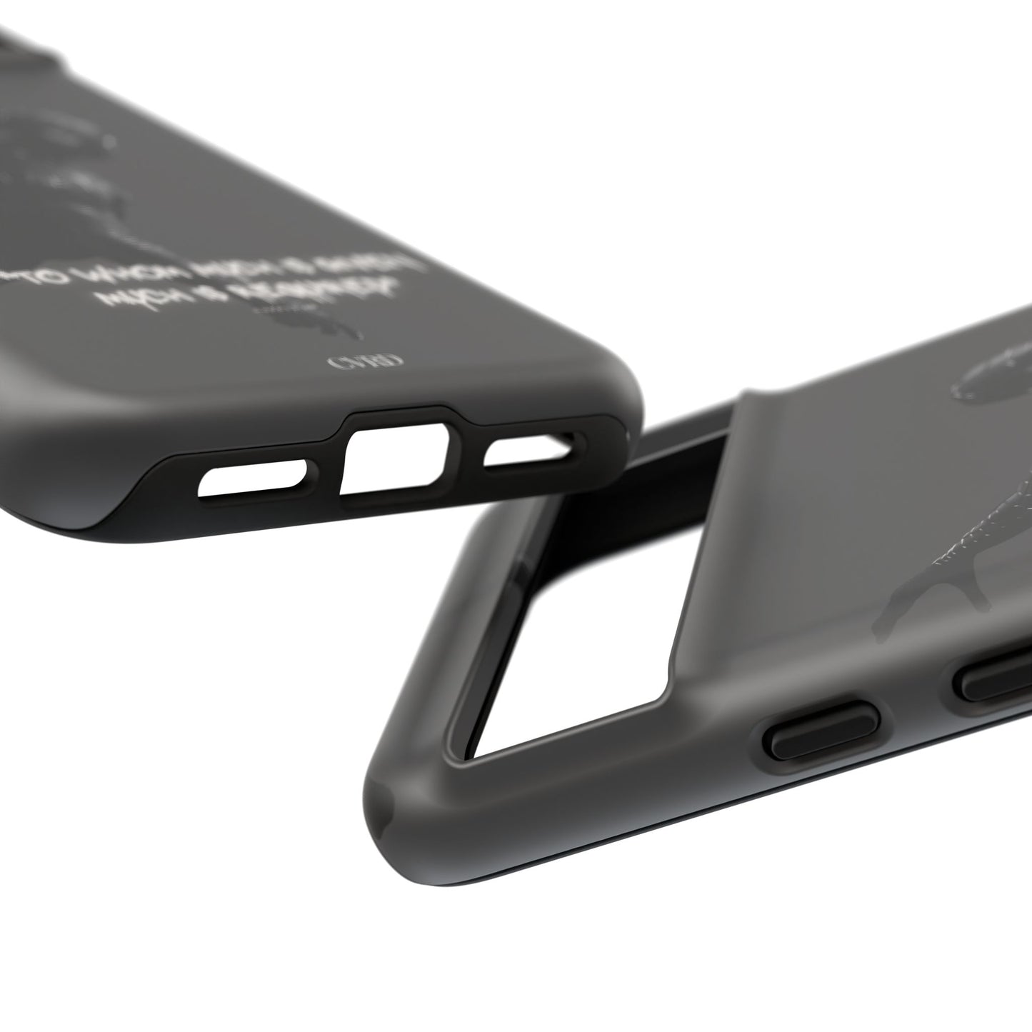 "Responsibility" - Black Phone Case (Luke 12:48)