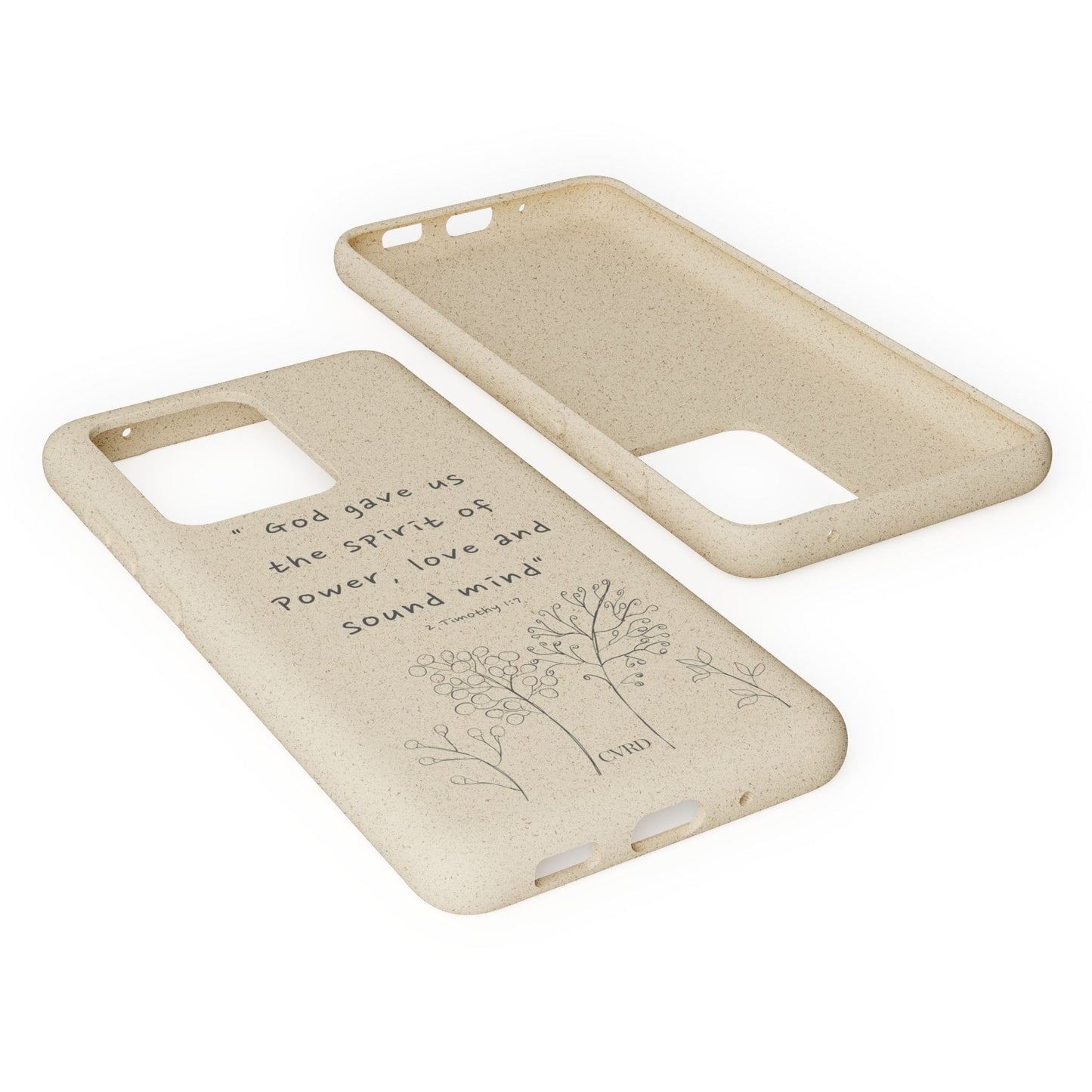 "Faith Over Fear" - Biodegradable Phone Case (2 Timothy 1:7)