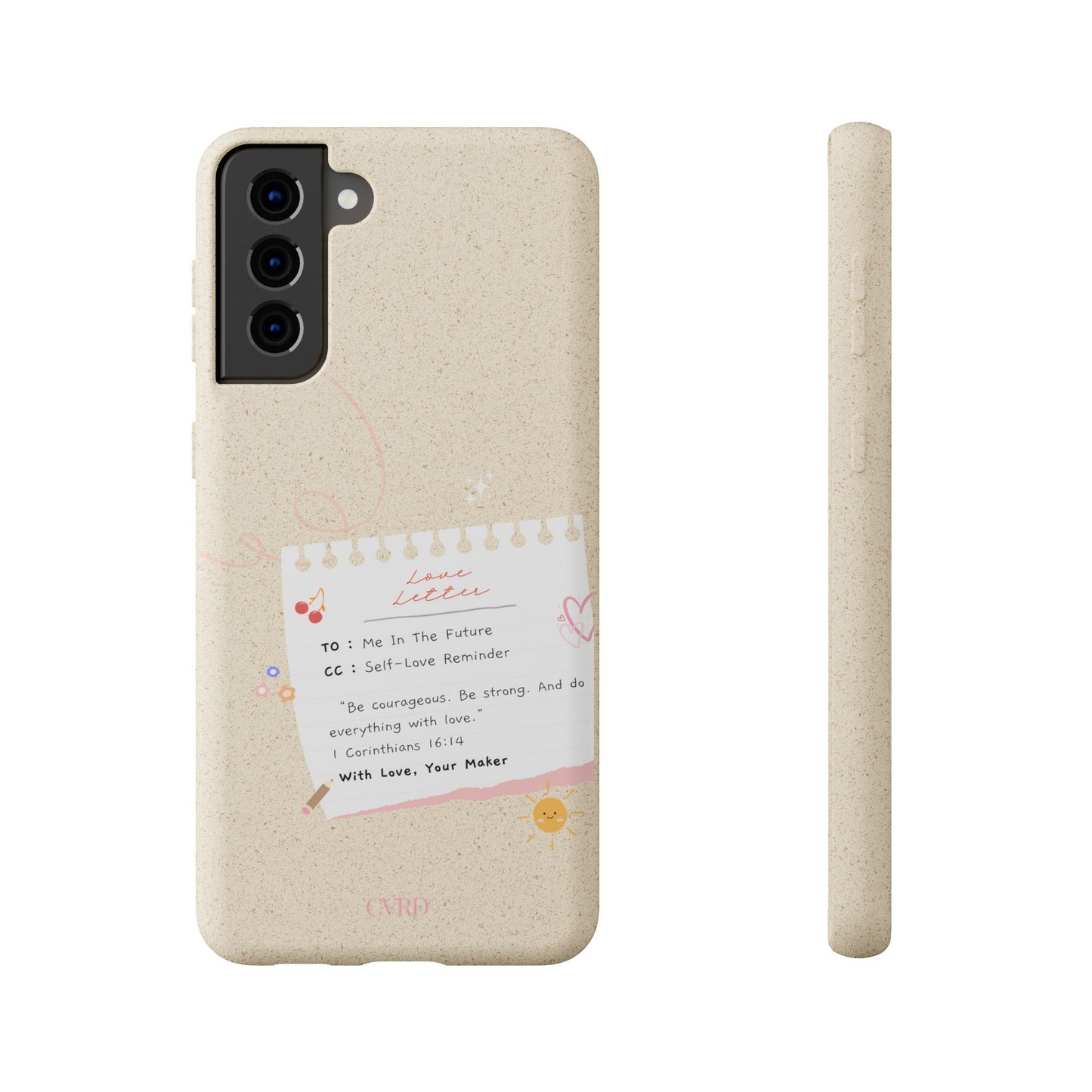 "Love Actually" - Biodegradable Phone Case (1 Corinthians 16:14)