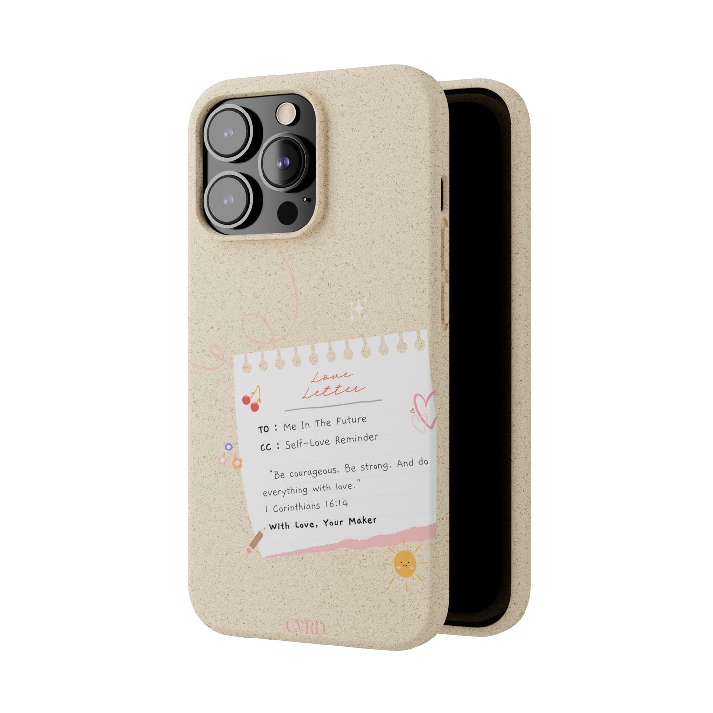 "Love Actually" - Biodegradable Phone Case (1 Corinthians 16:14)