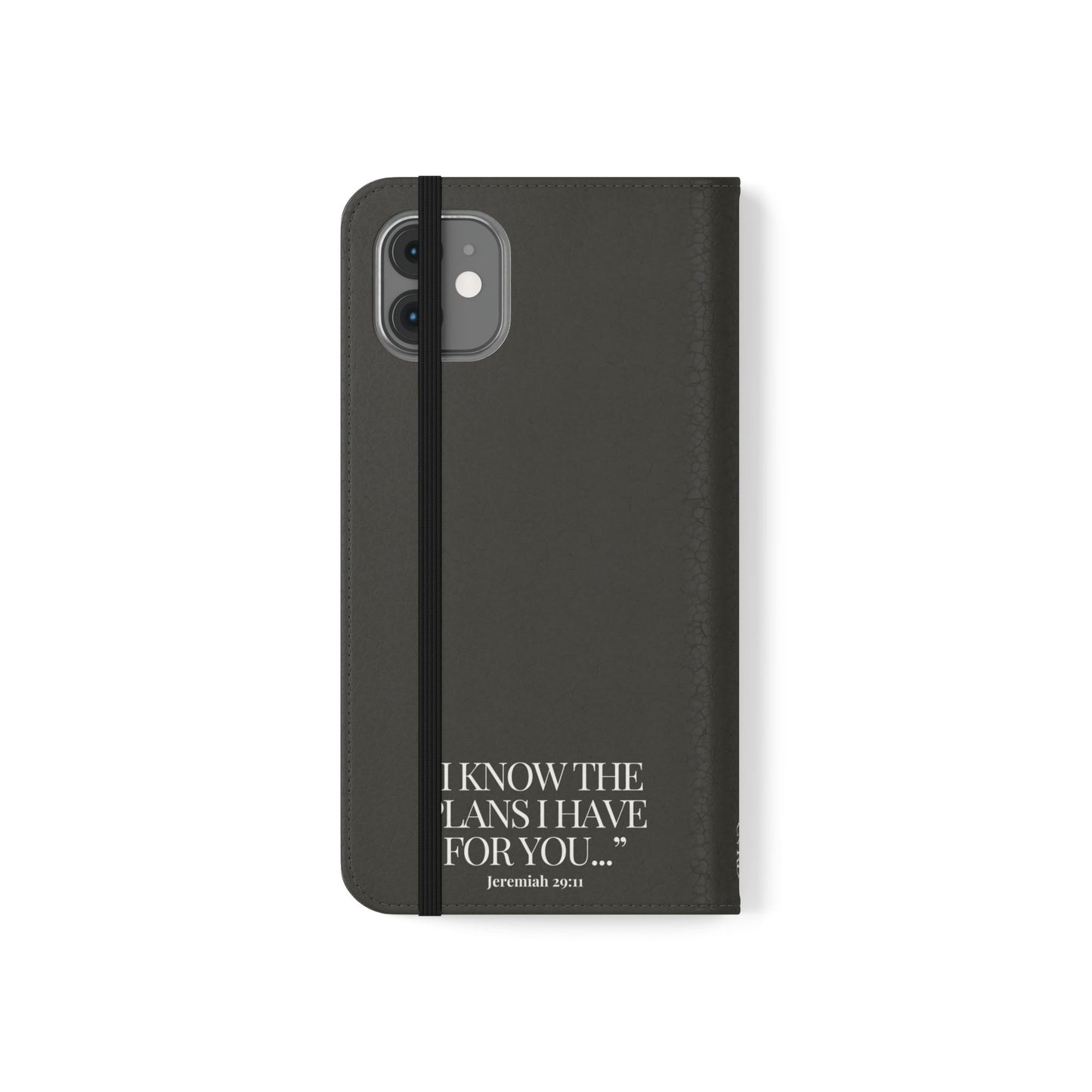 "God's Plan" - Black Phone Case (Jeremiah 29:11)