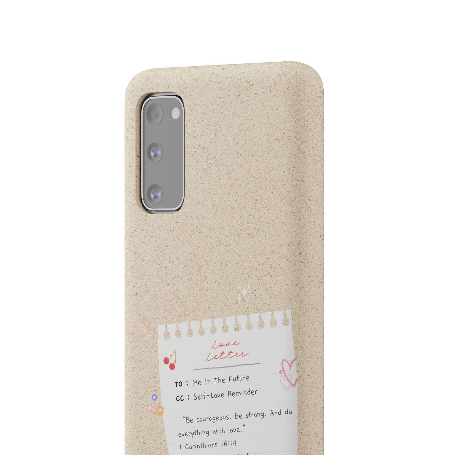 "Love Actually" - Biodegradable Phone Case (1 Corinthians 16:14)