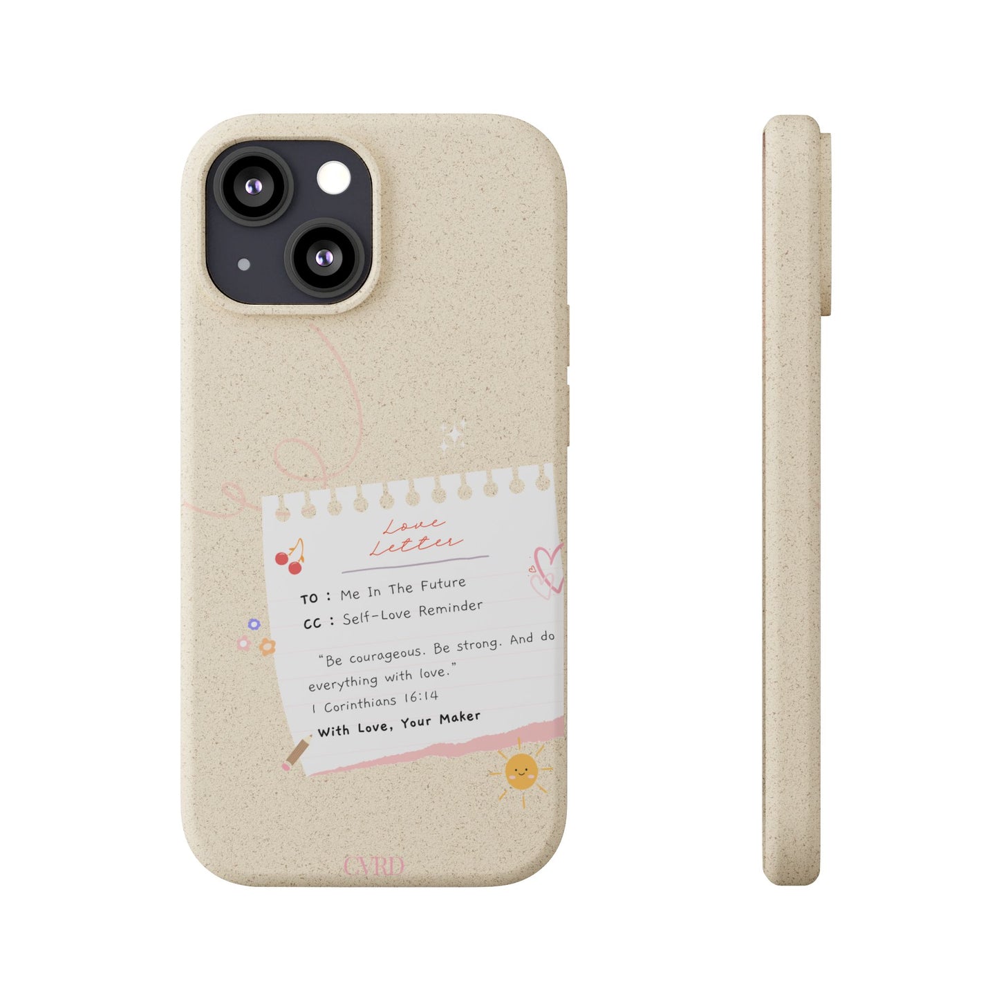 "Love Actually" - Biodegradable Phone Case (1 Corinthians 16:14)