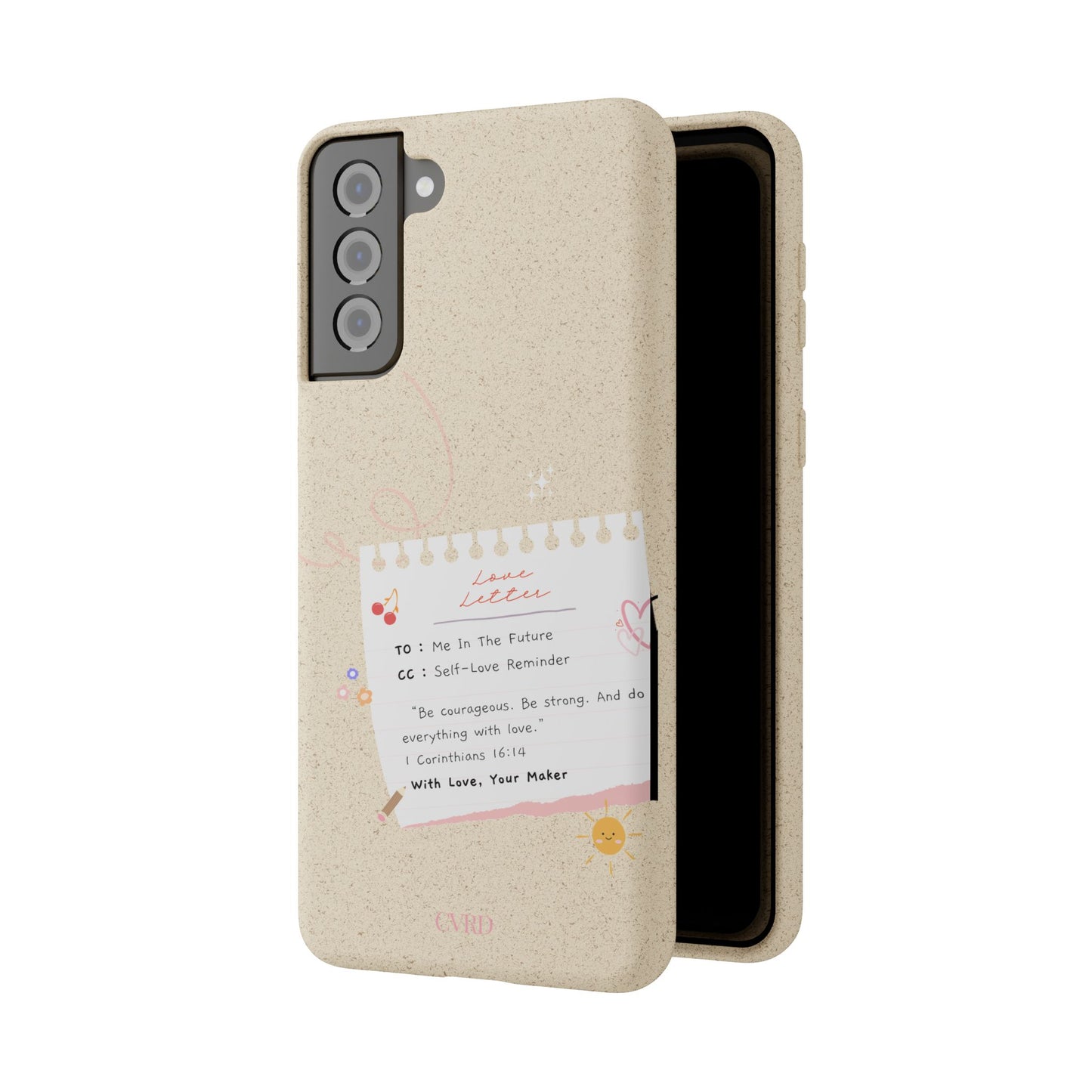 "Love Actually" - Biodegradable Phone Case (1 Corinthians 16:14)