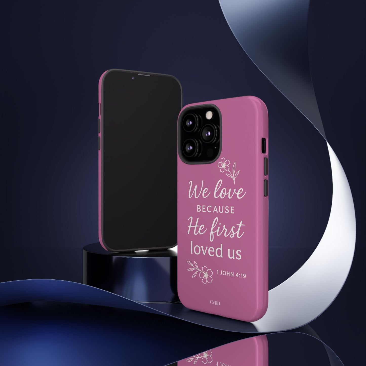 "First Love" - Pink Phone Case (1 John 4:19)