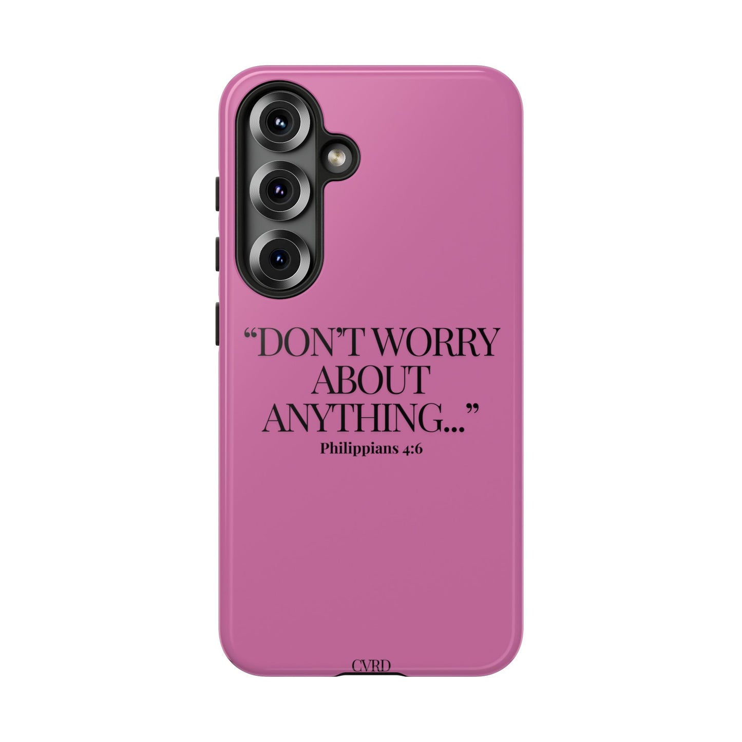 Pretty in Pink Phone Case (Philippians 4:6)