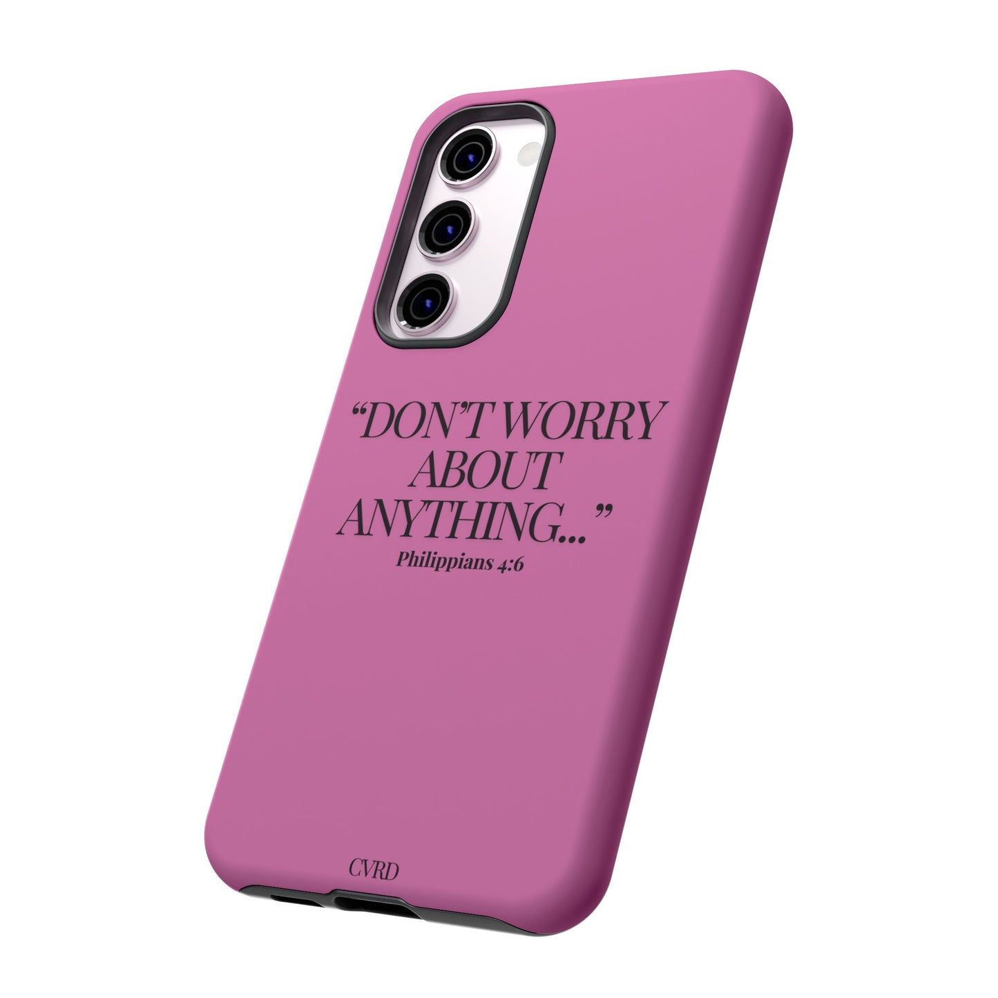 Pretty in Pink Phone Case (Philippians 4:6)
