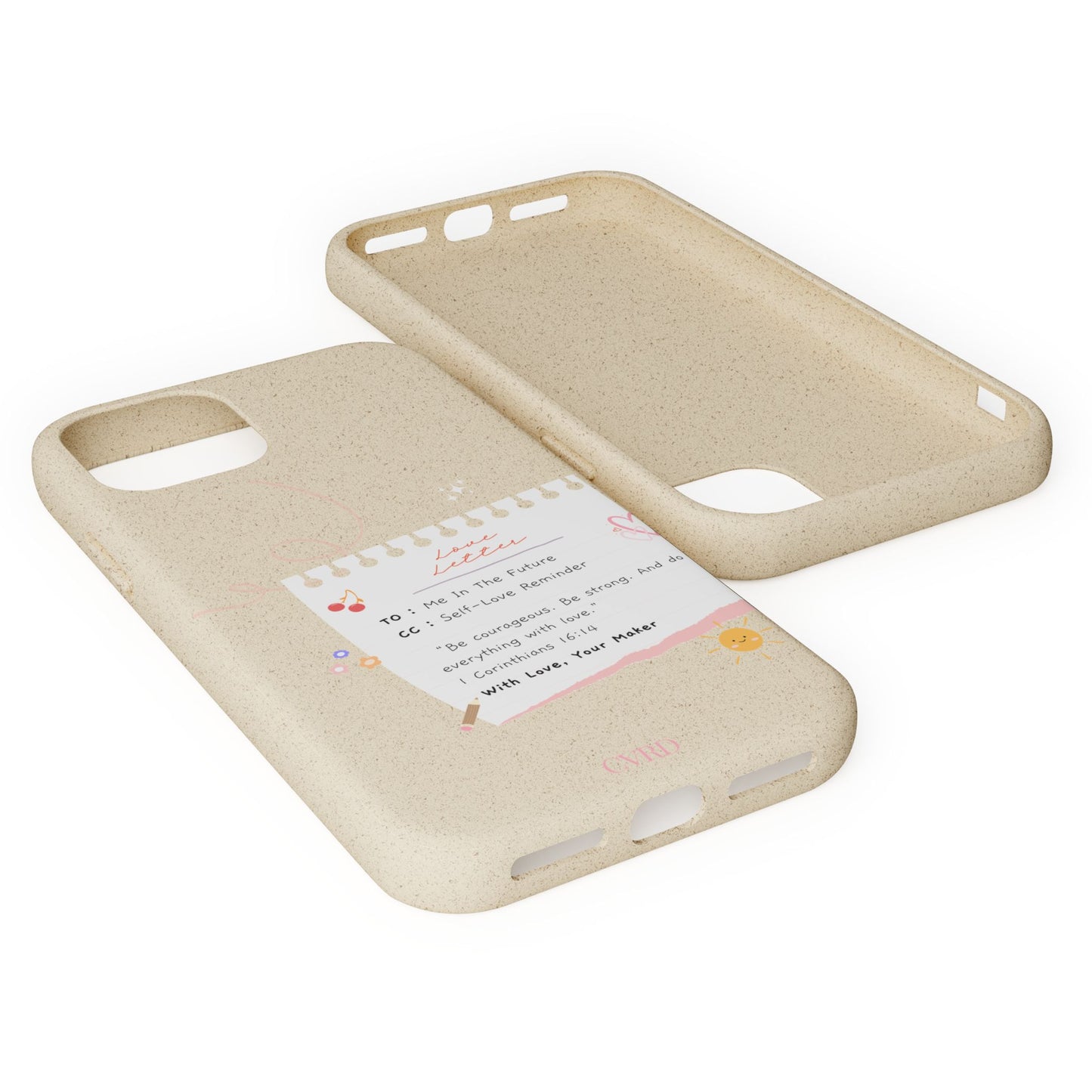 "Love Actually" - Biodegradable Phone Case (1 Corinthians 16:14)