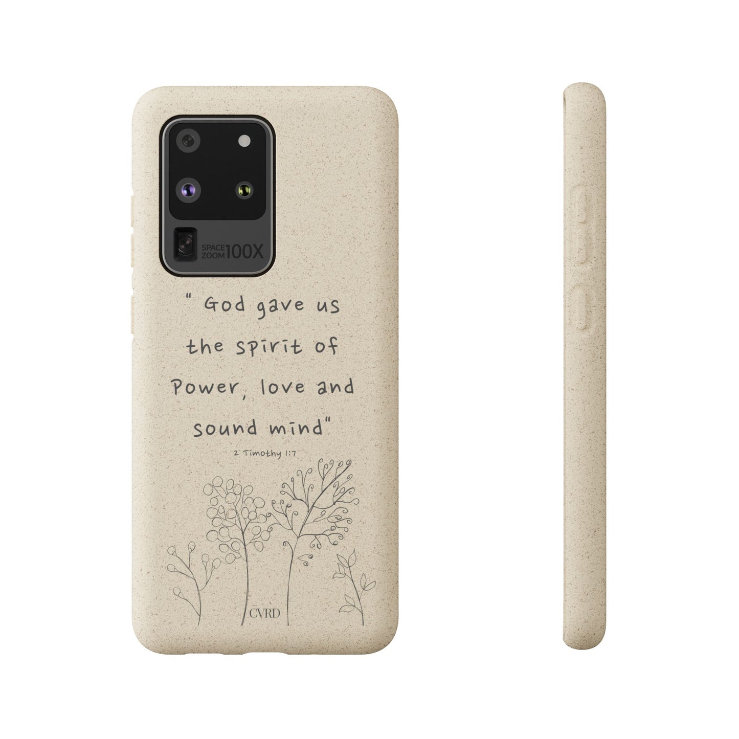 "Faith Over Fear" - Biodegradable Phone Case (2 Timothy 1:7)