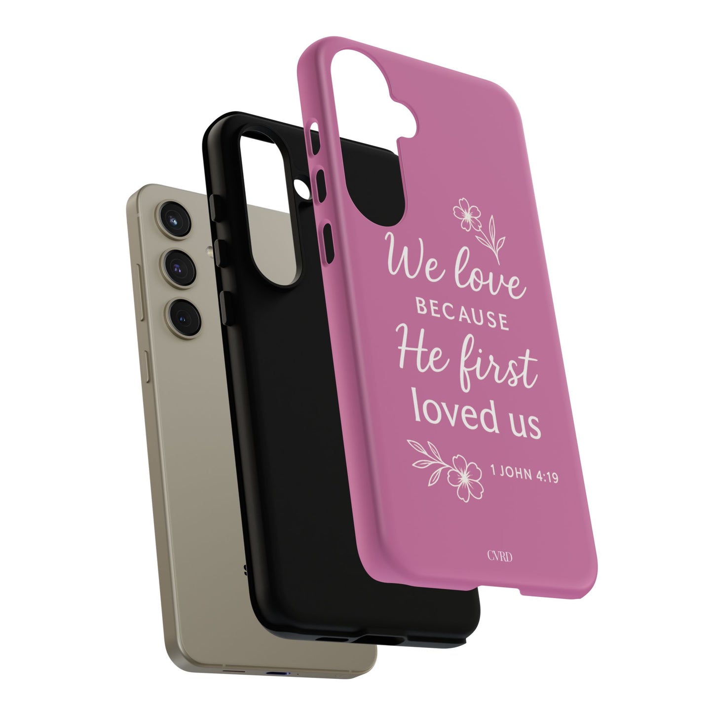 "First Love" - Pink Phone Case (1 John 4:19)