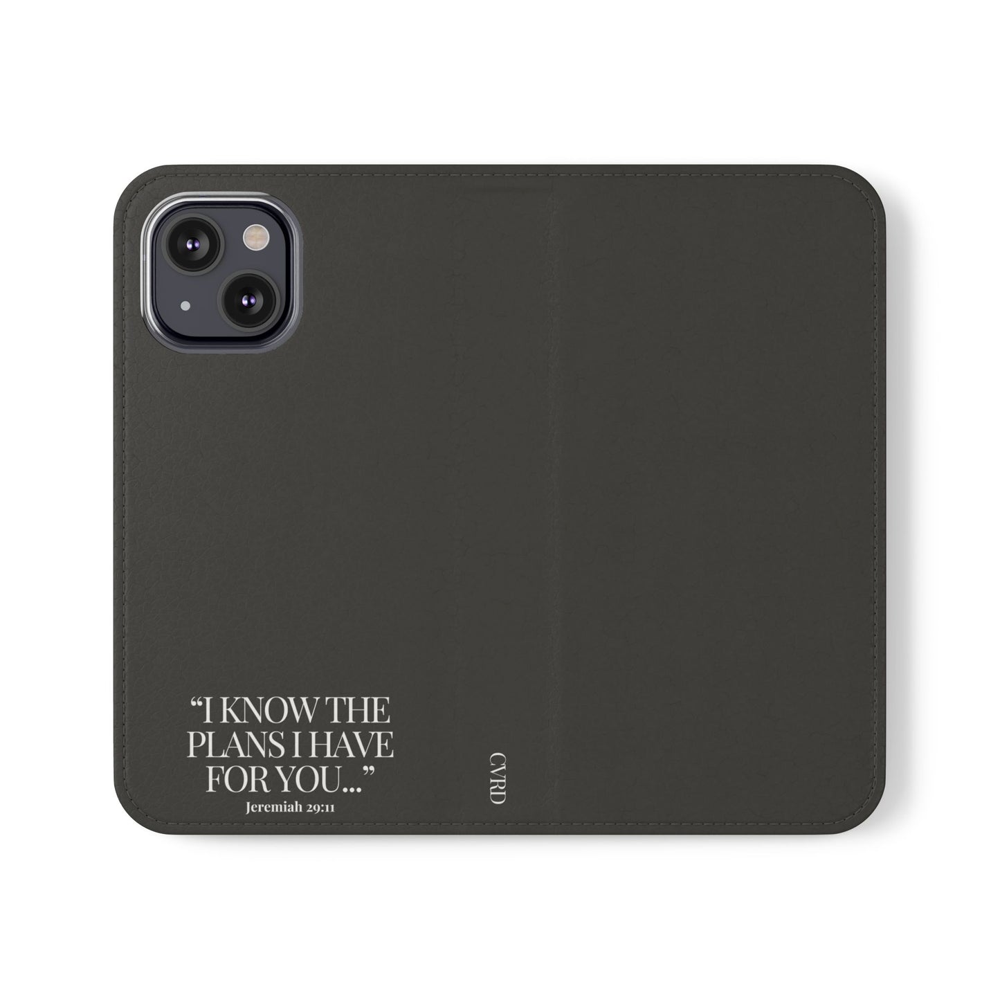 "God's Plan" - Black Phone Case (Jeremiah 29:11)