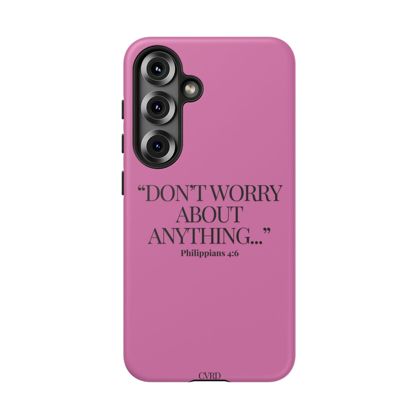 Pretty in Pink Phone Case (Philippians 4:6)