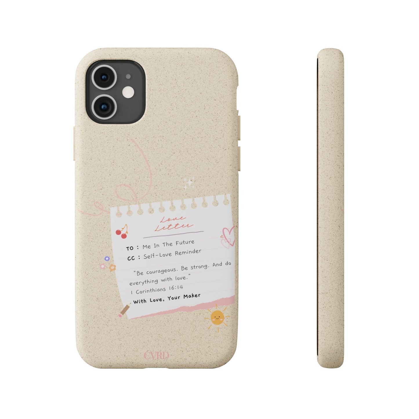 "Love Actually" - Biodegradable Phone Case (1 Corinthians 16:14)