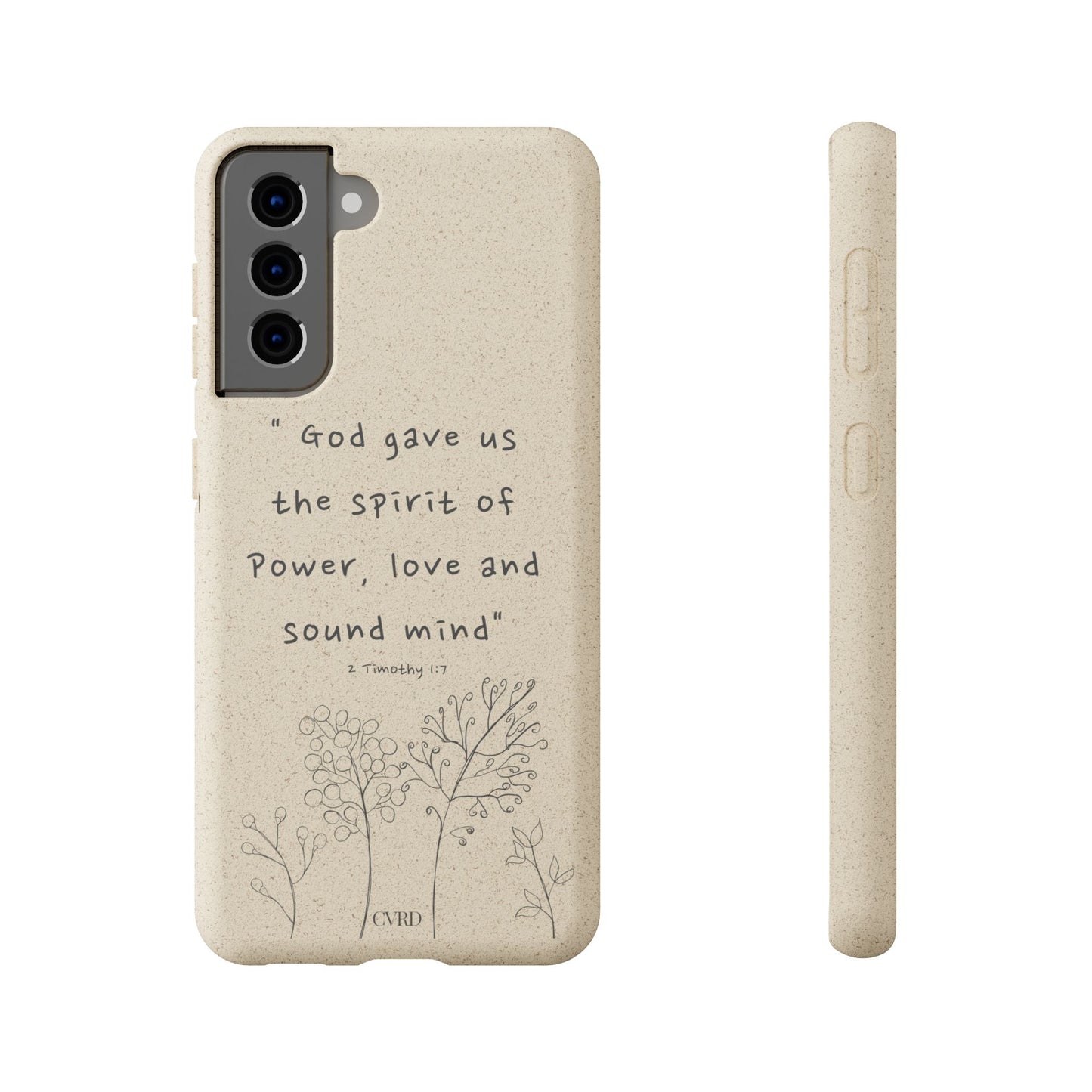 "Faith Over Fear" - Biodegradable Phone Case (2 Timothy 1:7)