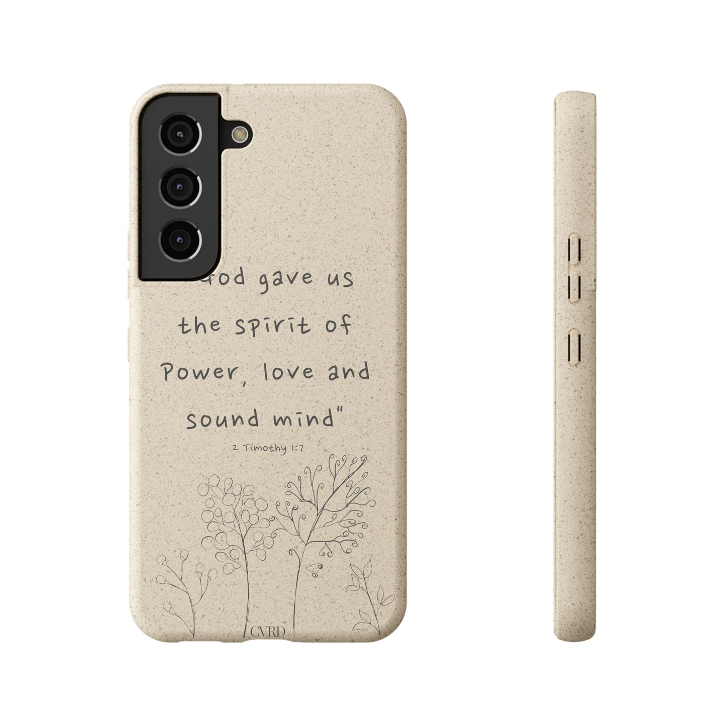"Faith Over Fear" - Biodegradable Phone Case (2 Timothy 1:7)