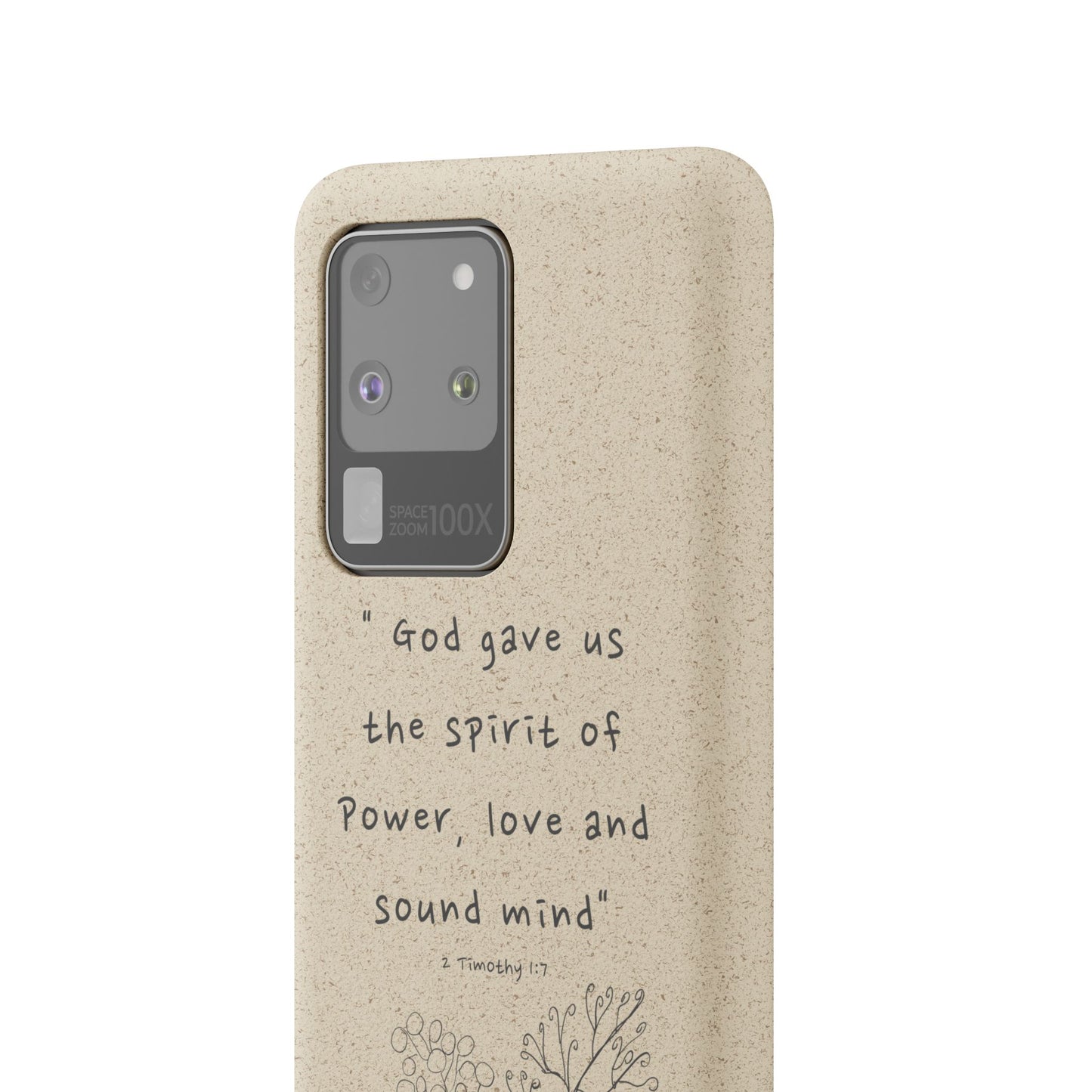 "Faith Over Fear" - Biodegradable Phone Case (2 Timothy 1:7)