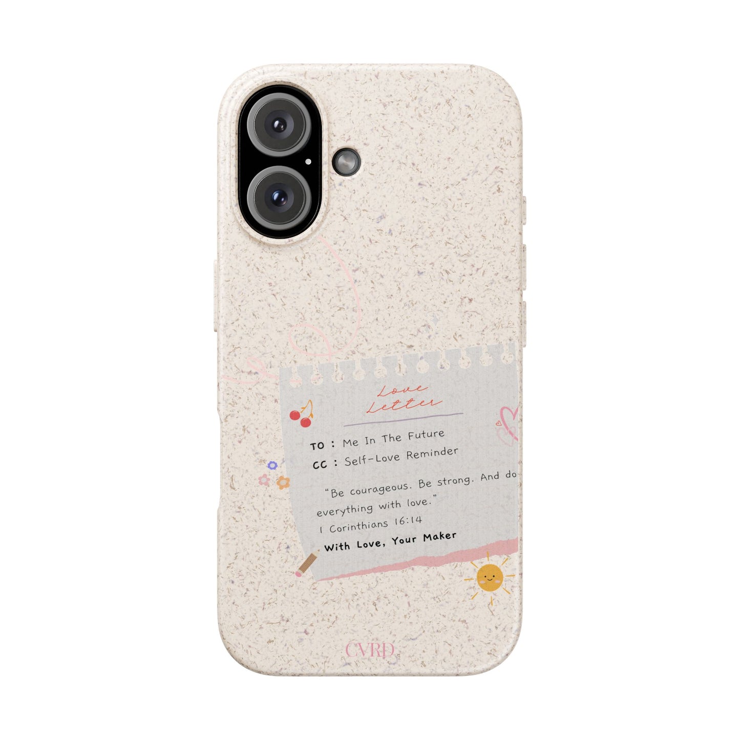 "Love Actually" - Biodegradable Phone Case (1 Corinthians 16:14)