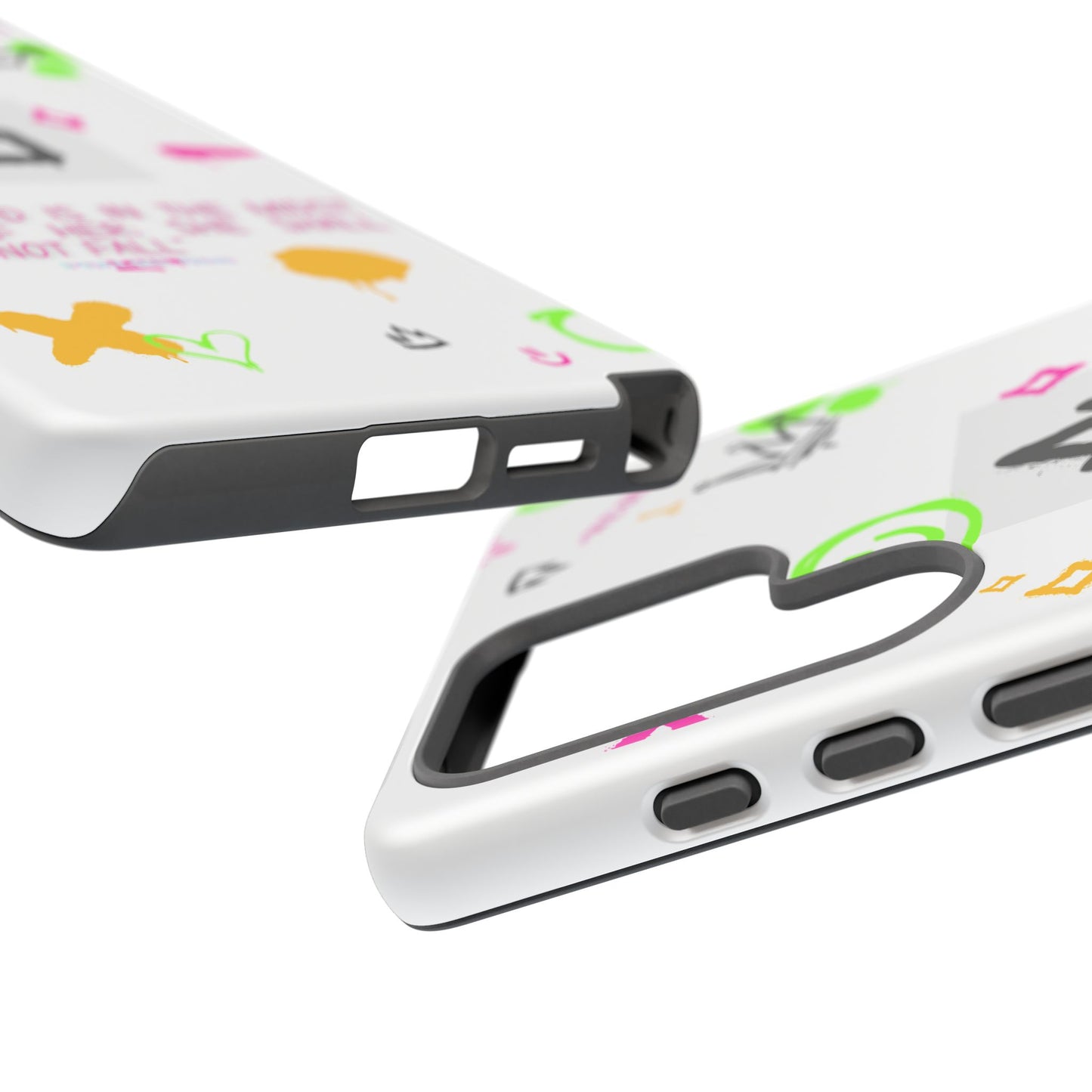 "Girl Power" - White Phone Case (Psalms 46:5)