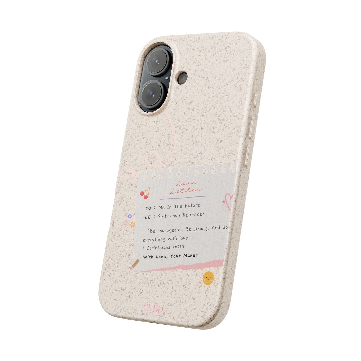 "Love Actually" - Biodegradable Phone Case (1 Corinthians 16:14)