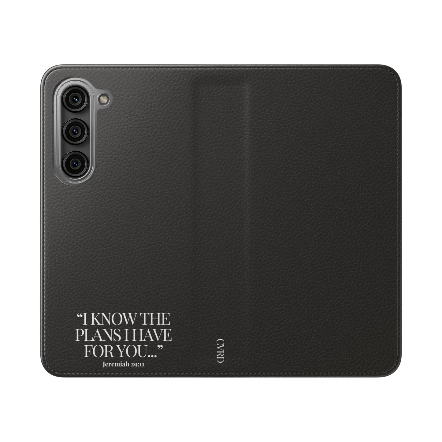 "God's Plan" - Black Phone Case (Jeremiah 29:11)